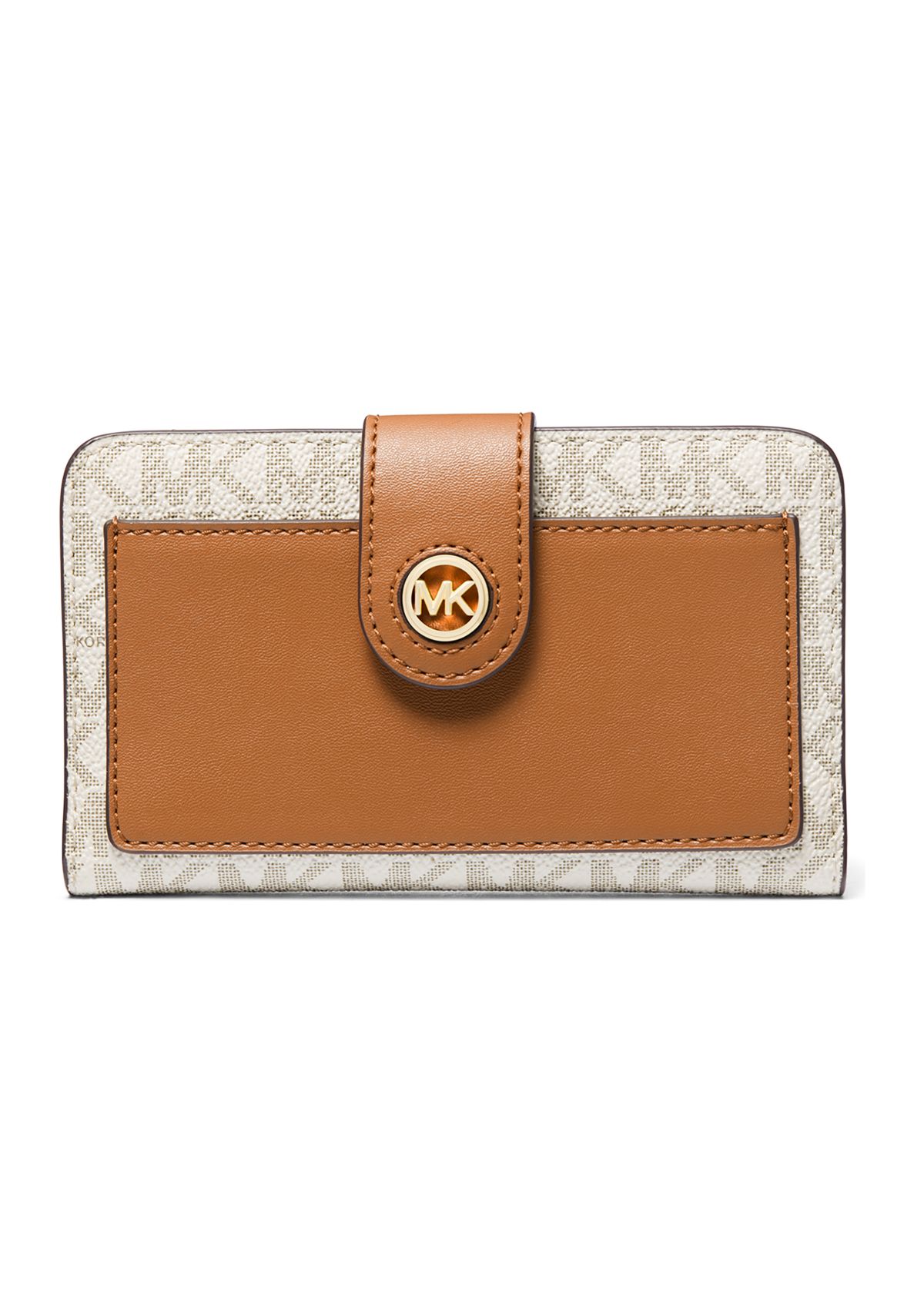MK Charm Medium Tab Pocket Bifold Wallet