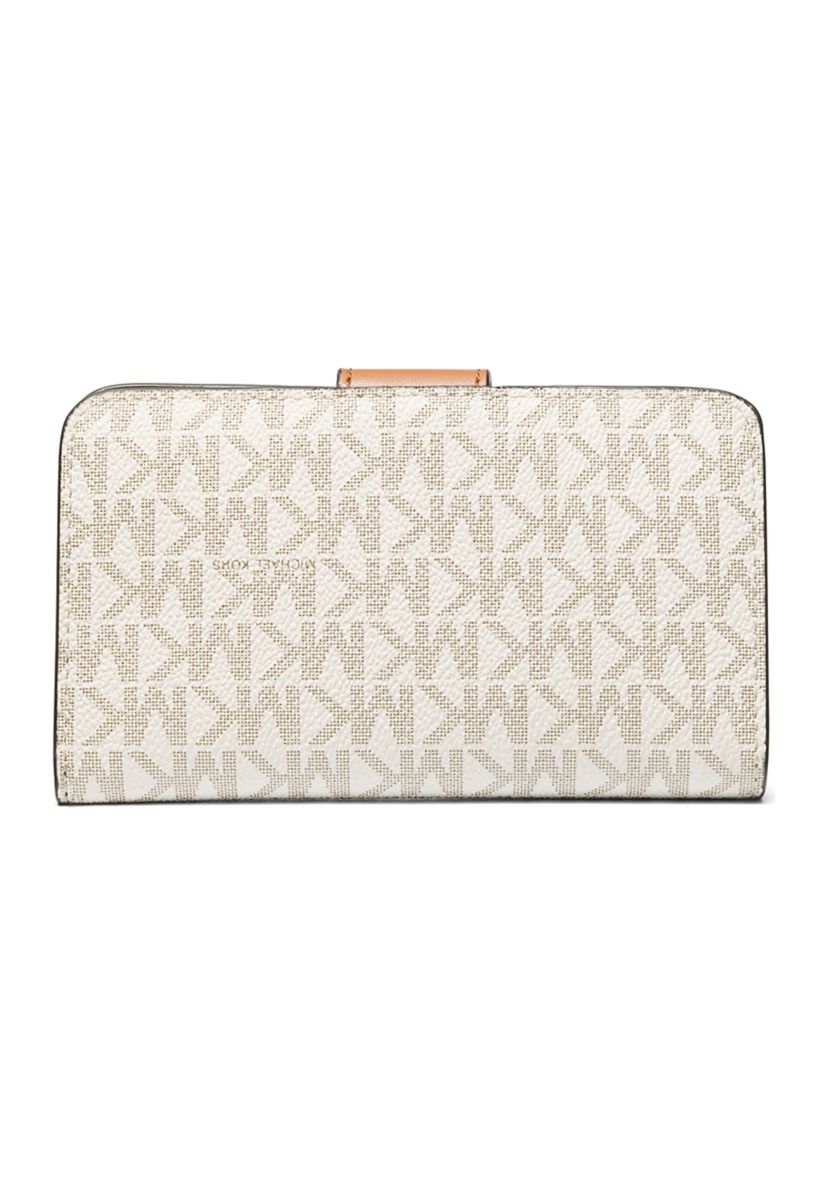 MK Charm Medium Tab Pocket Bifold Wallet
