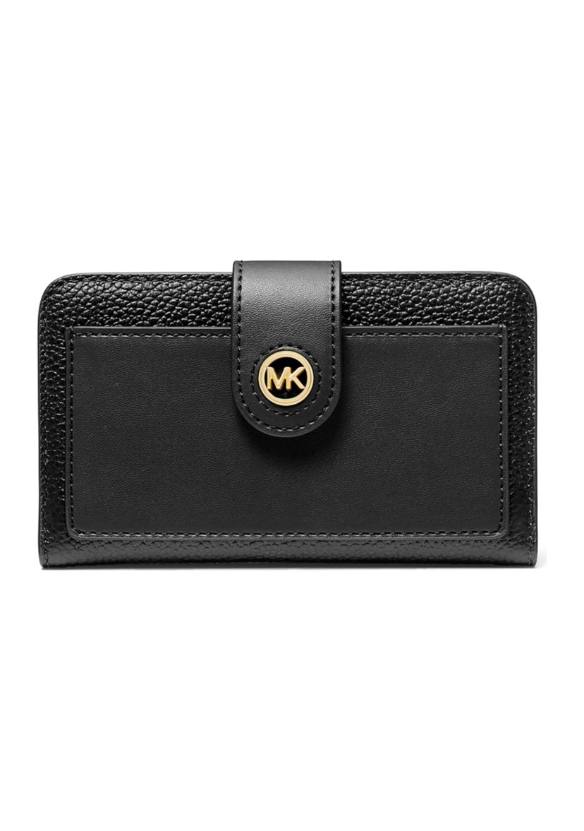 MK Charm Medium Tab Pocket Bifold Wallet