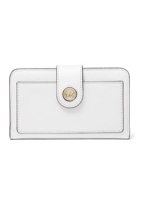 MICHAEL Michael Kors Women's Charm Medium Tab Pocket Bifold Wallet -  0196237773609