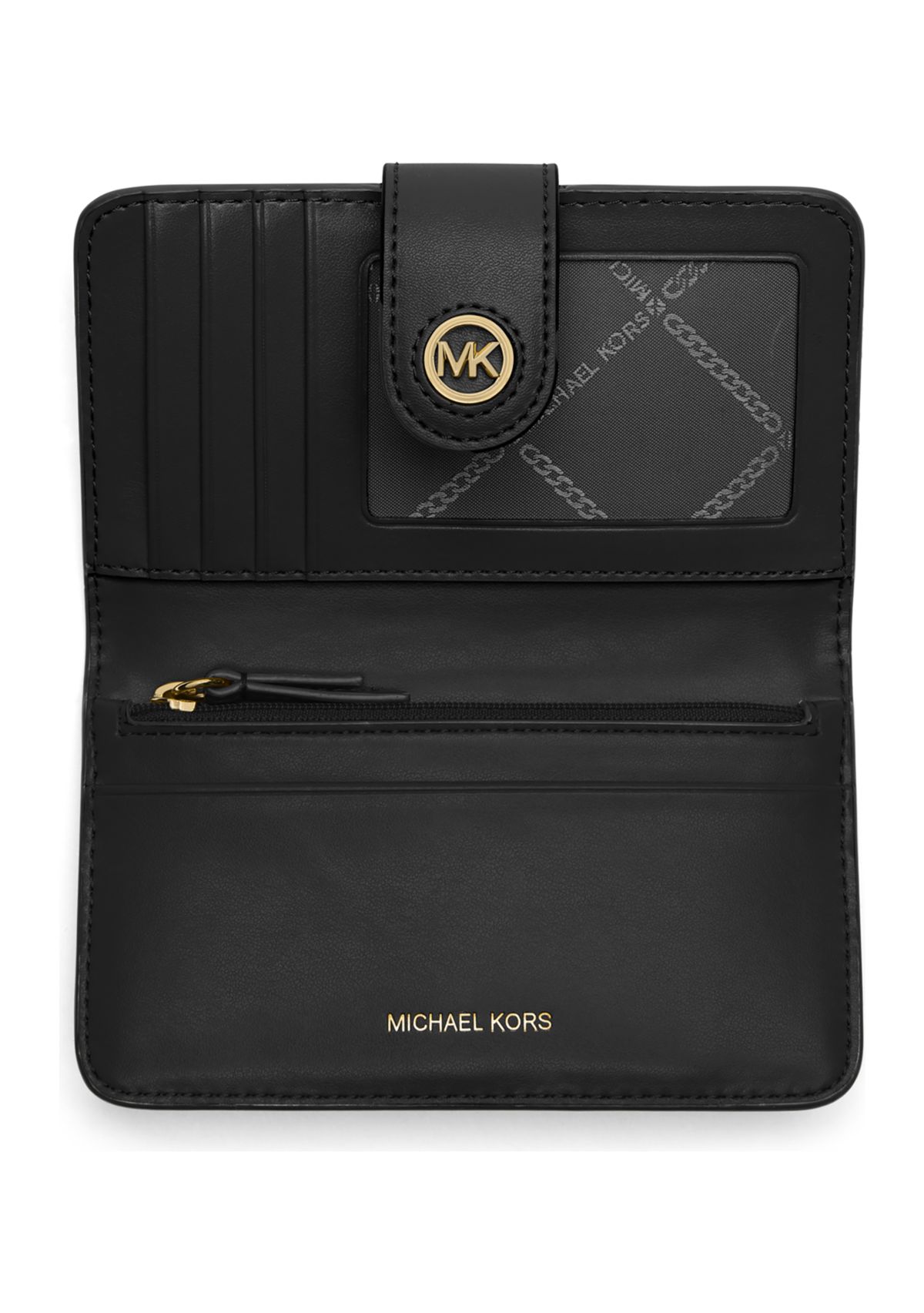 MK Charm Medium Tab Pocket Bifold Wallet