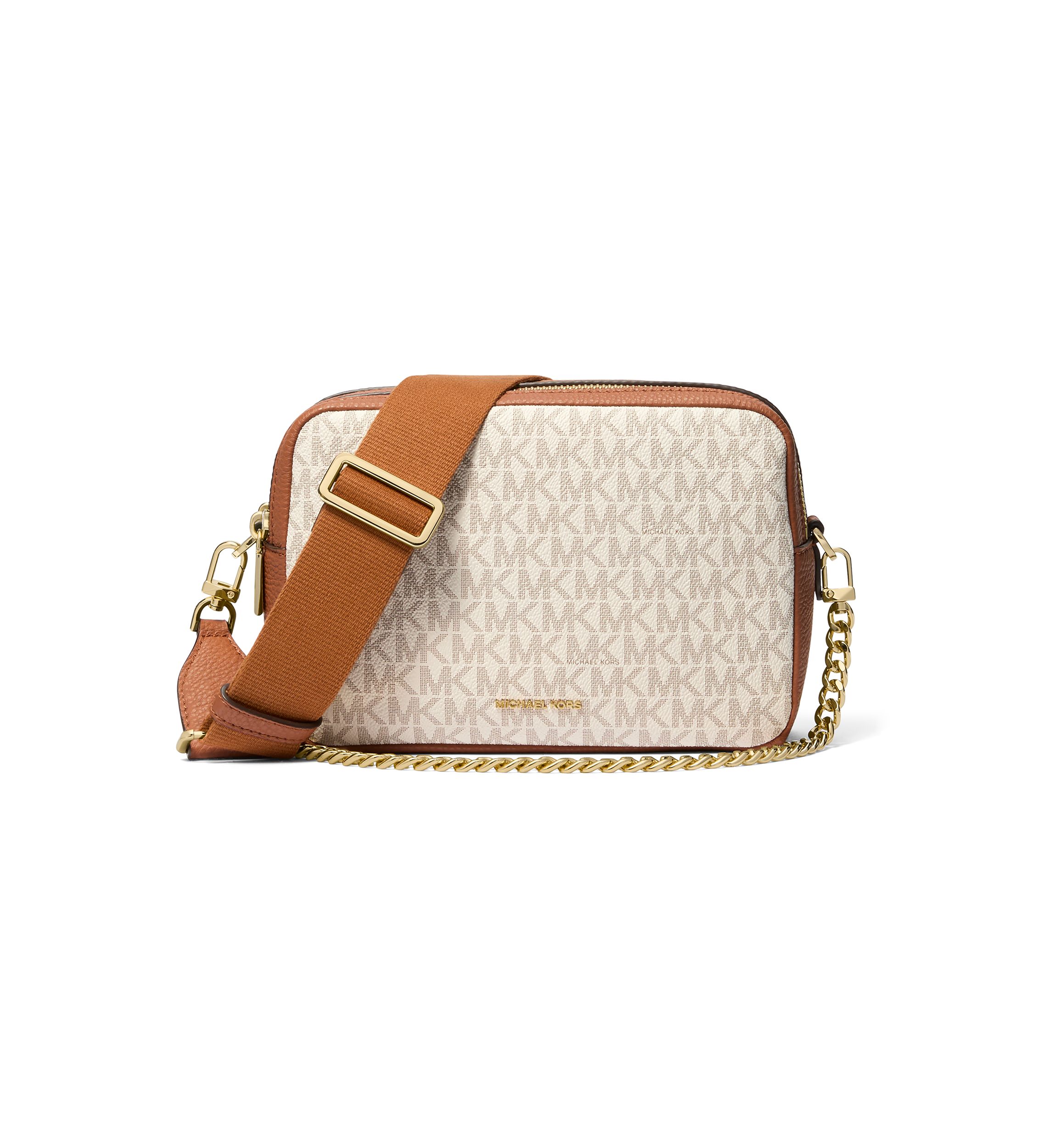 Bryant Medium Double Zip Chain Camera Crossbody 