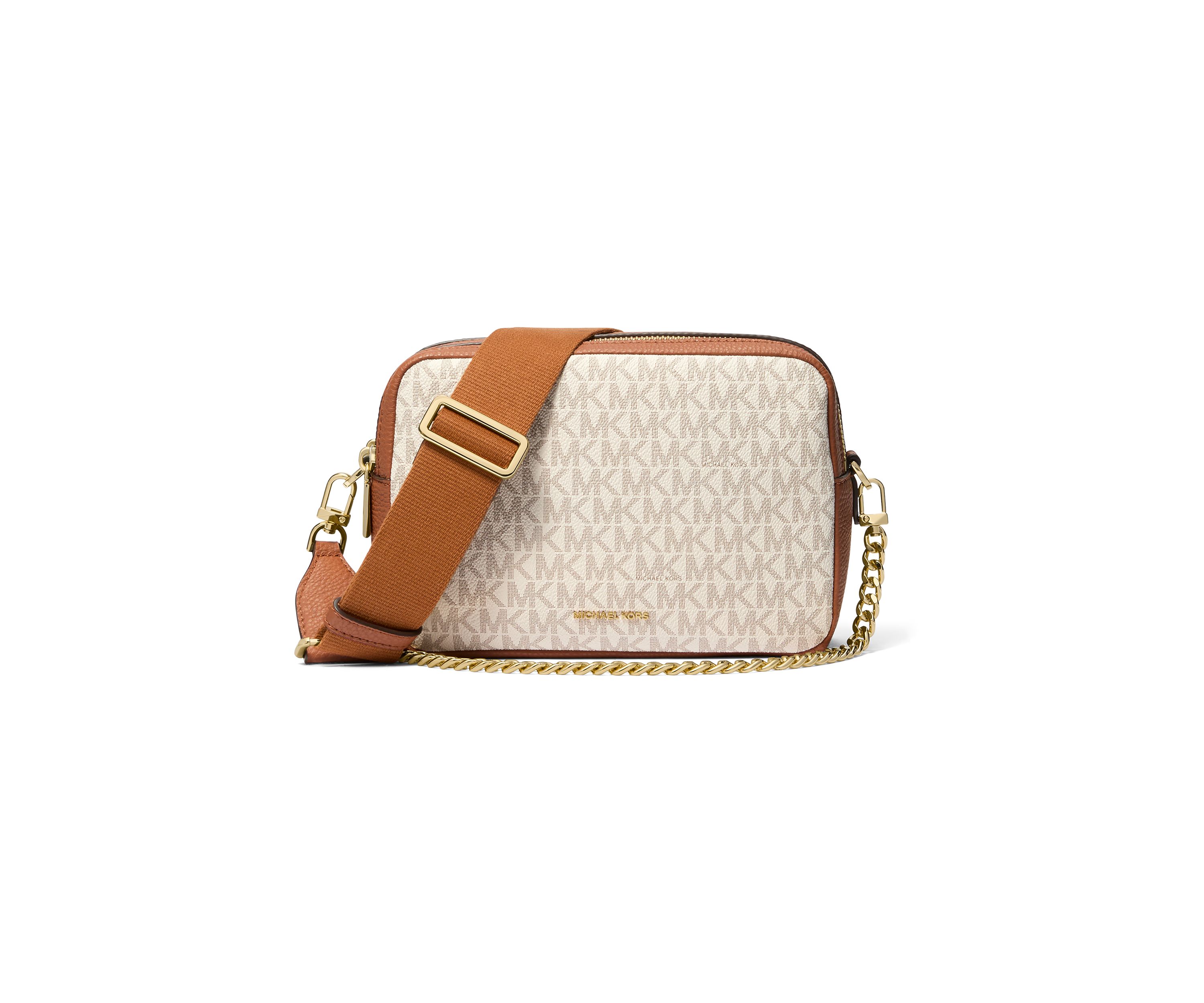 Bryant Medium Double Zip Chain Camera Crossbody 