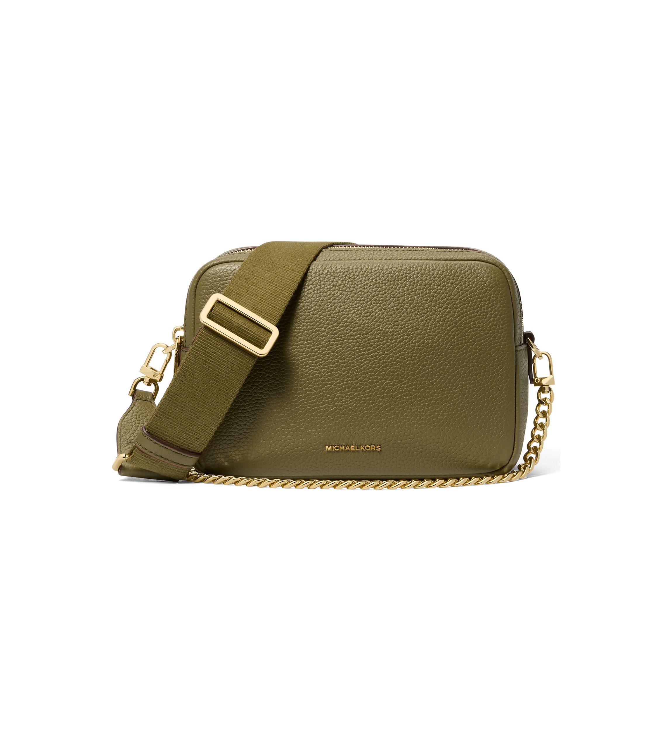 Bryant Medium Double Zip Chain Camera Crossbody 