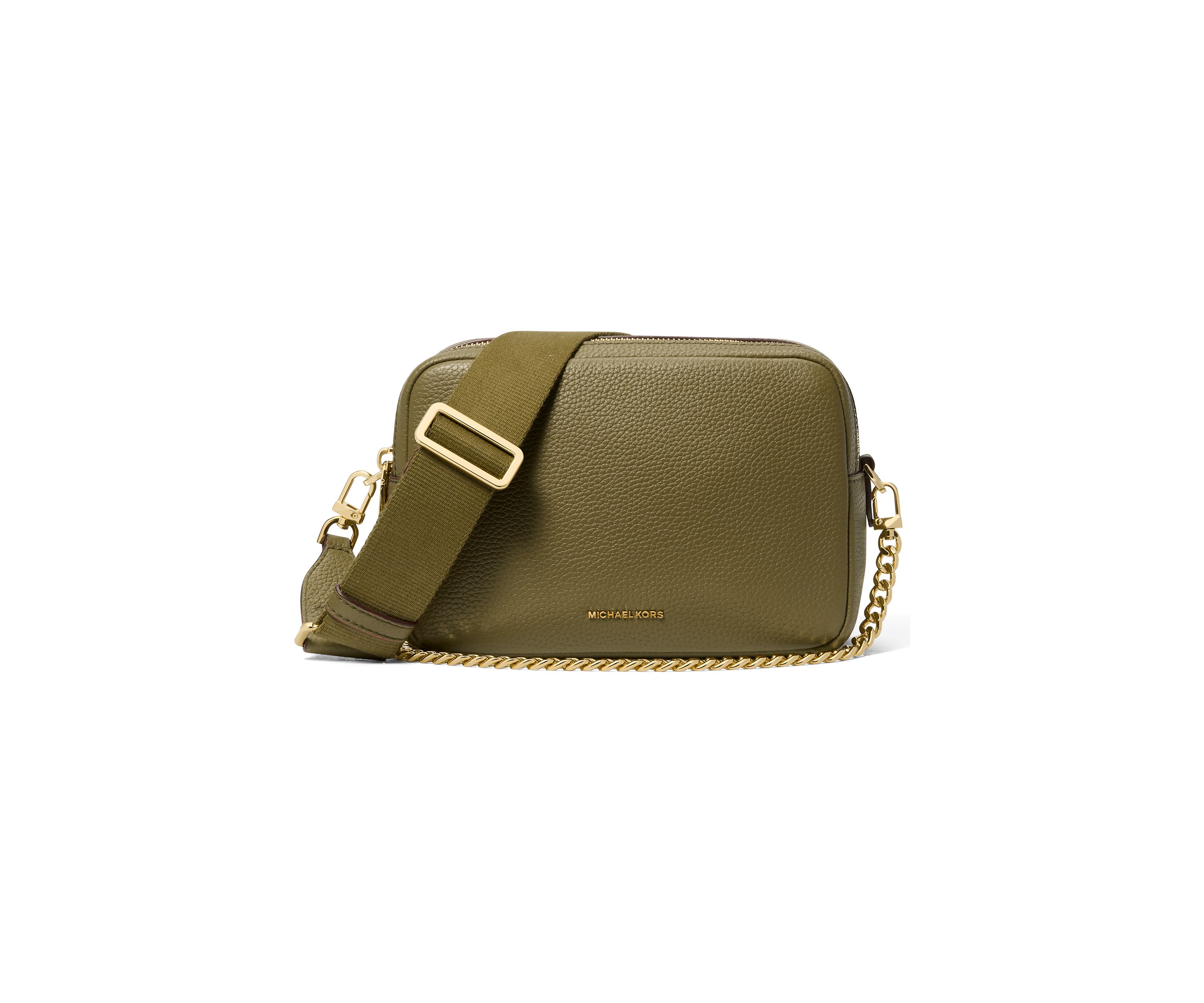 Bryant Medium Double Zip Chain Camera Crossbody 