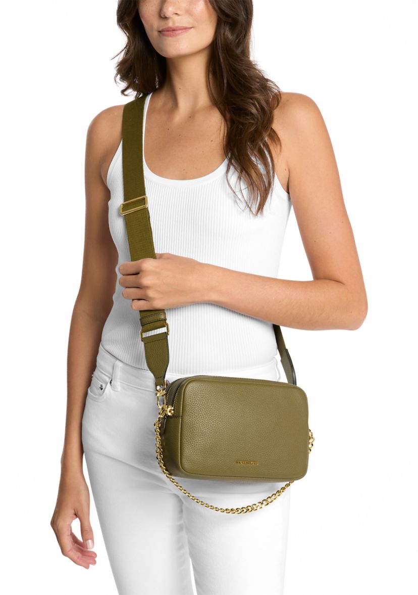 Bryant Medium Double Zip Chain Camera Crossbody 