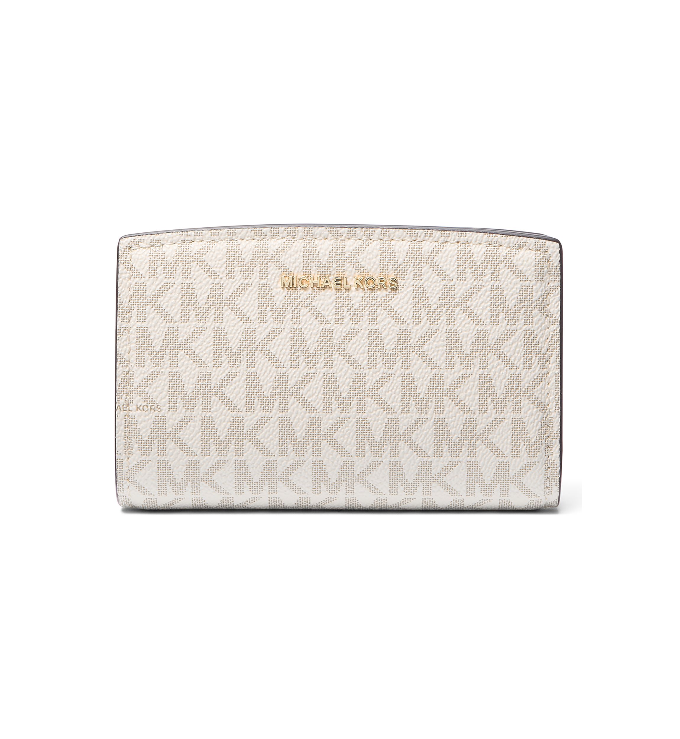 【新品】マイケルマイケルコース BRYANT 32S5GYTZ2B 財布 Bryant Medium Signature Logo Wallet in VANILLA/ACORN - Sale