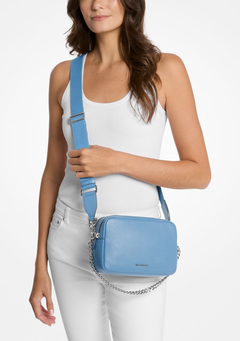 Bryant Medium Double Zip Chain Camera Crossbody 
