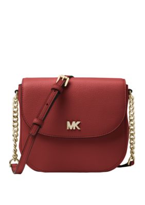 Used Michael Kors HALF DOME CROSSBODY 32S8GF5C0L Women's Leather