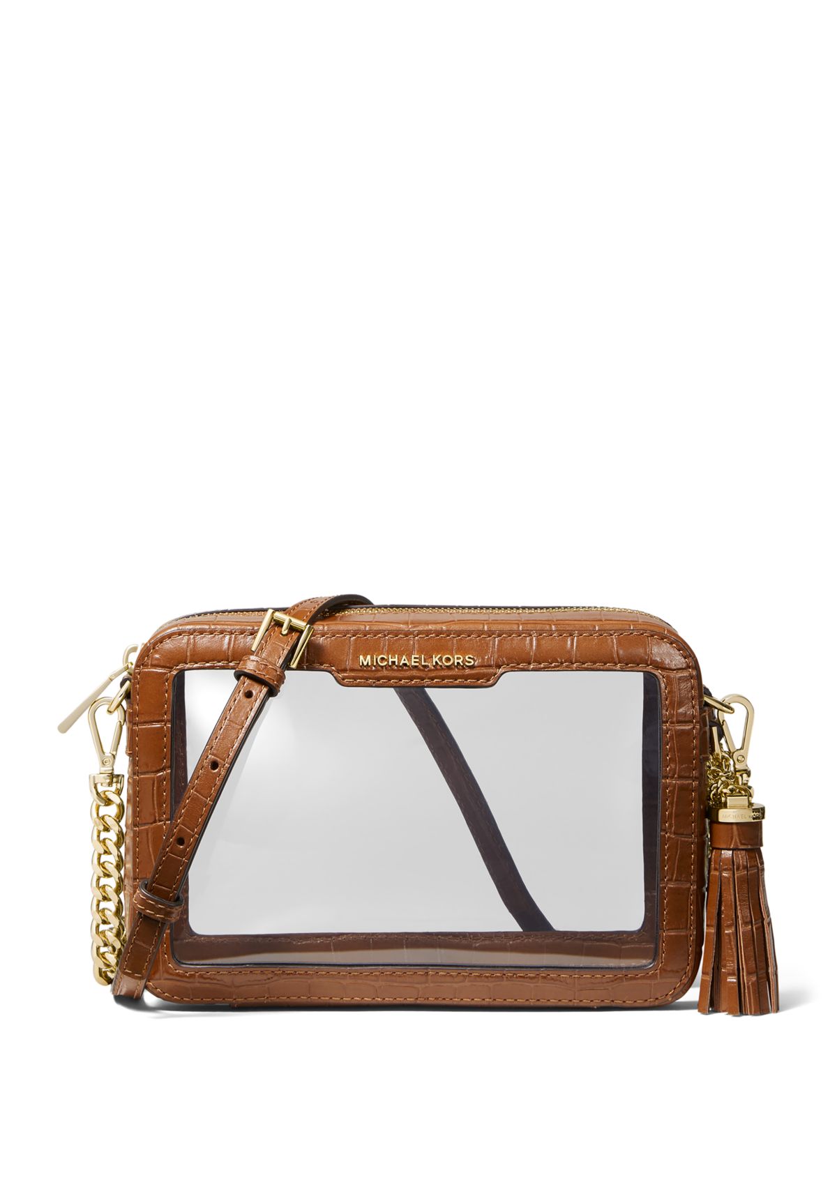 Medium Clear Camera Crossbody Bag