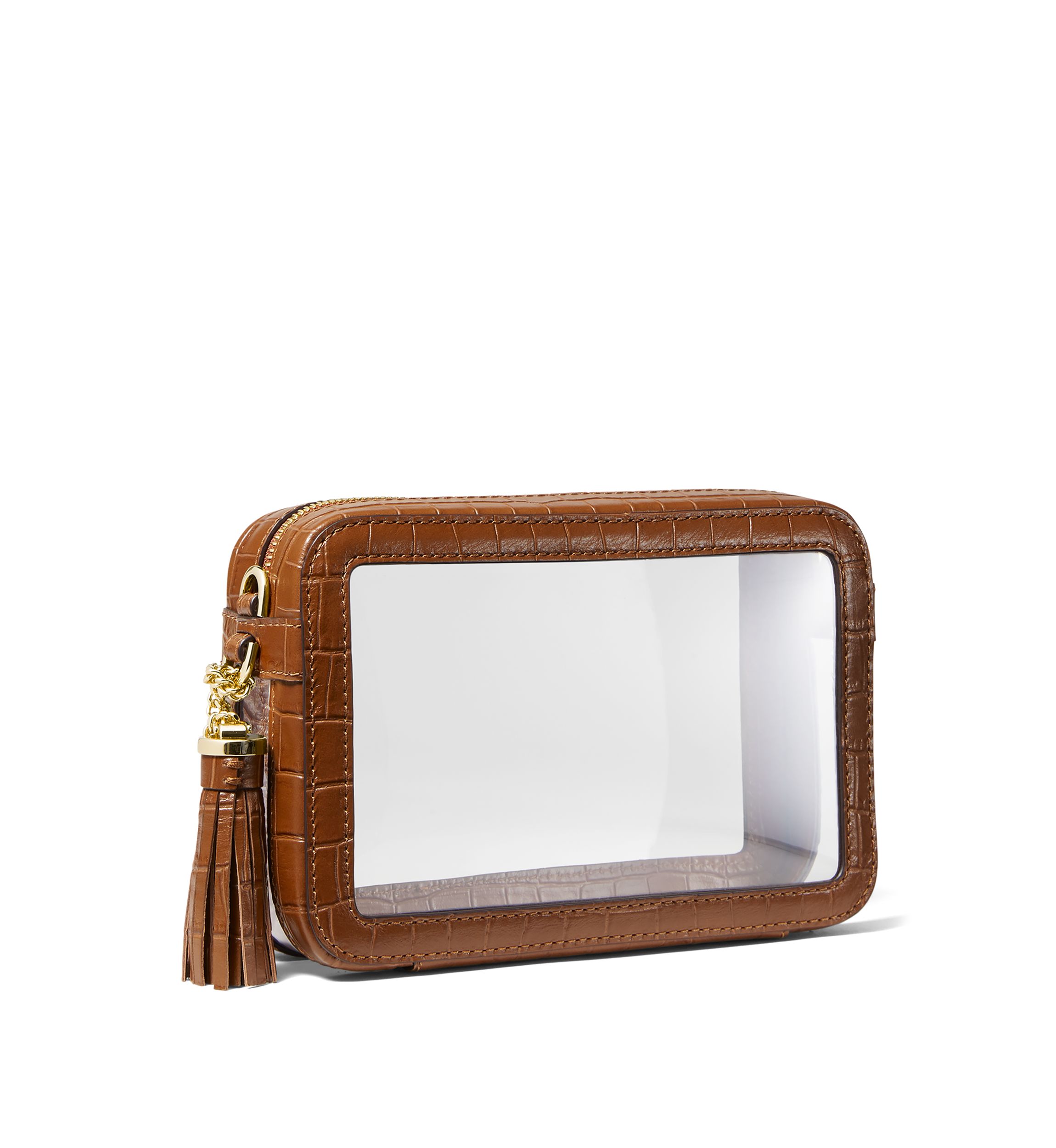 Medium Clear Camera Crossbody Bag