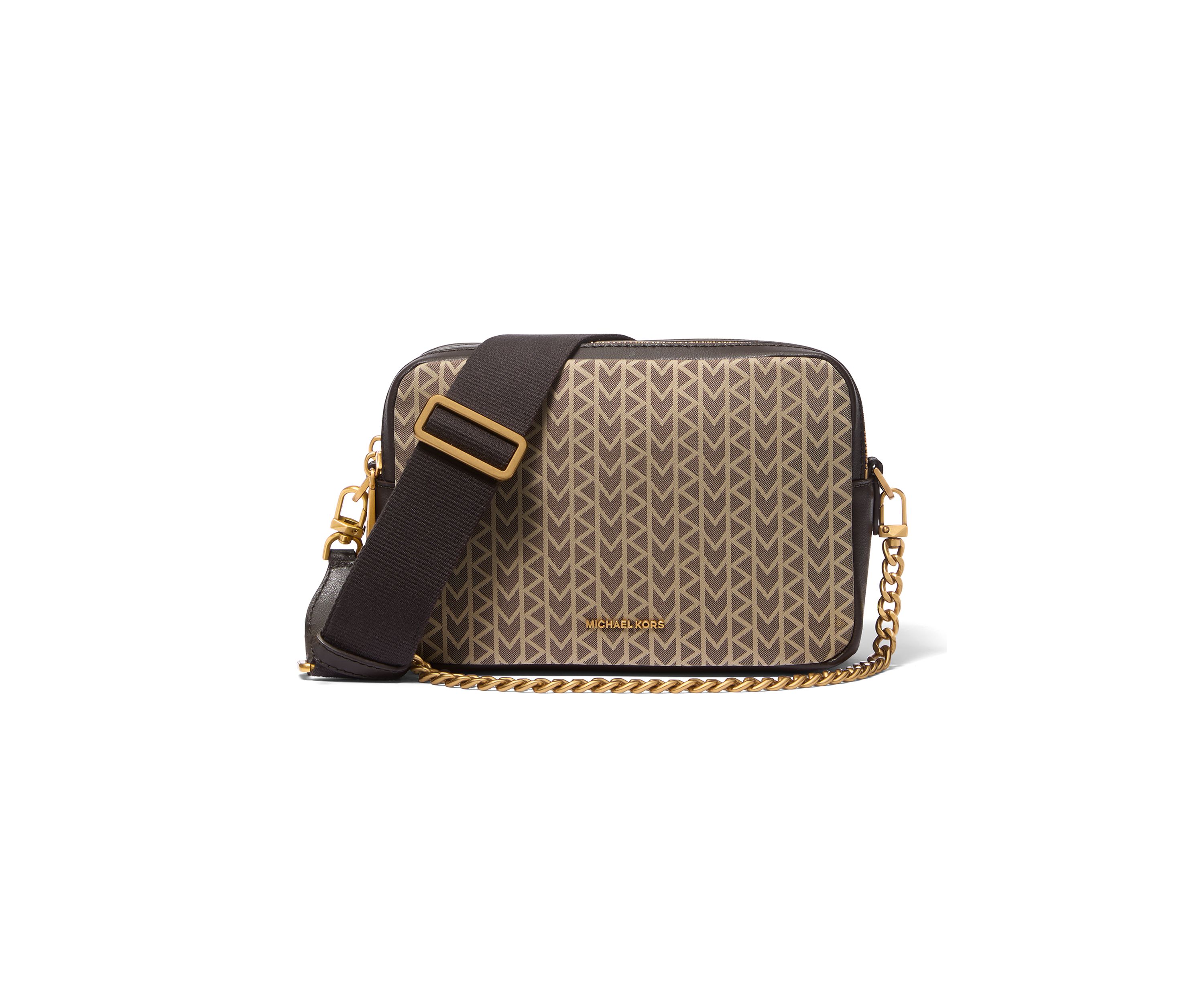 Bryant Medium Double Zip Chain Camera Crossbody
