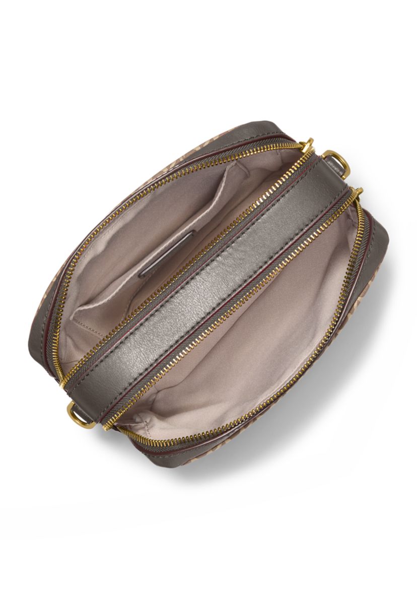 Bryant Medium Double Zip Chain Camera Crossbody
