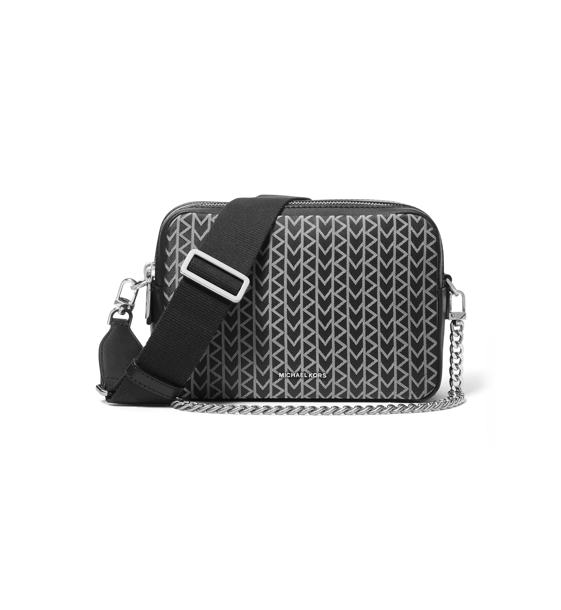 Bryant Medium Double Zip Chain Camera Crossbody