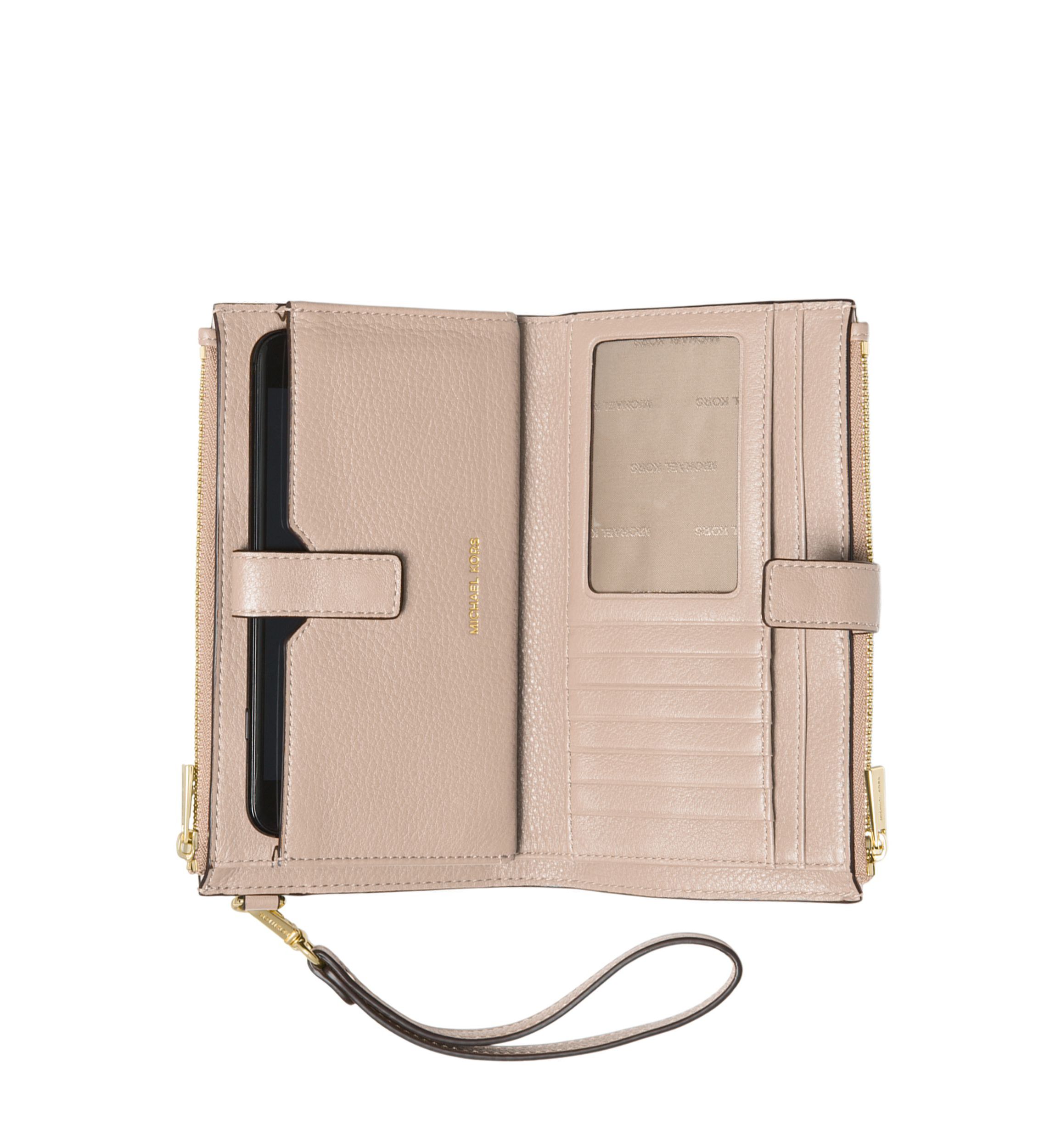 Jet Set Double Zip Wristlet