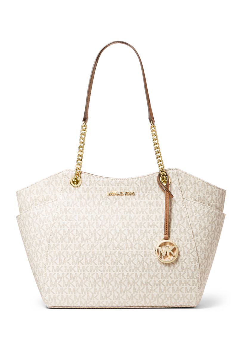 Jet Set Travel Large Chain Shoulder Tote