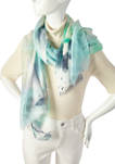 Watercolor Oblong Scarf 