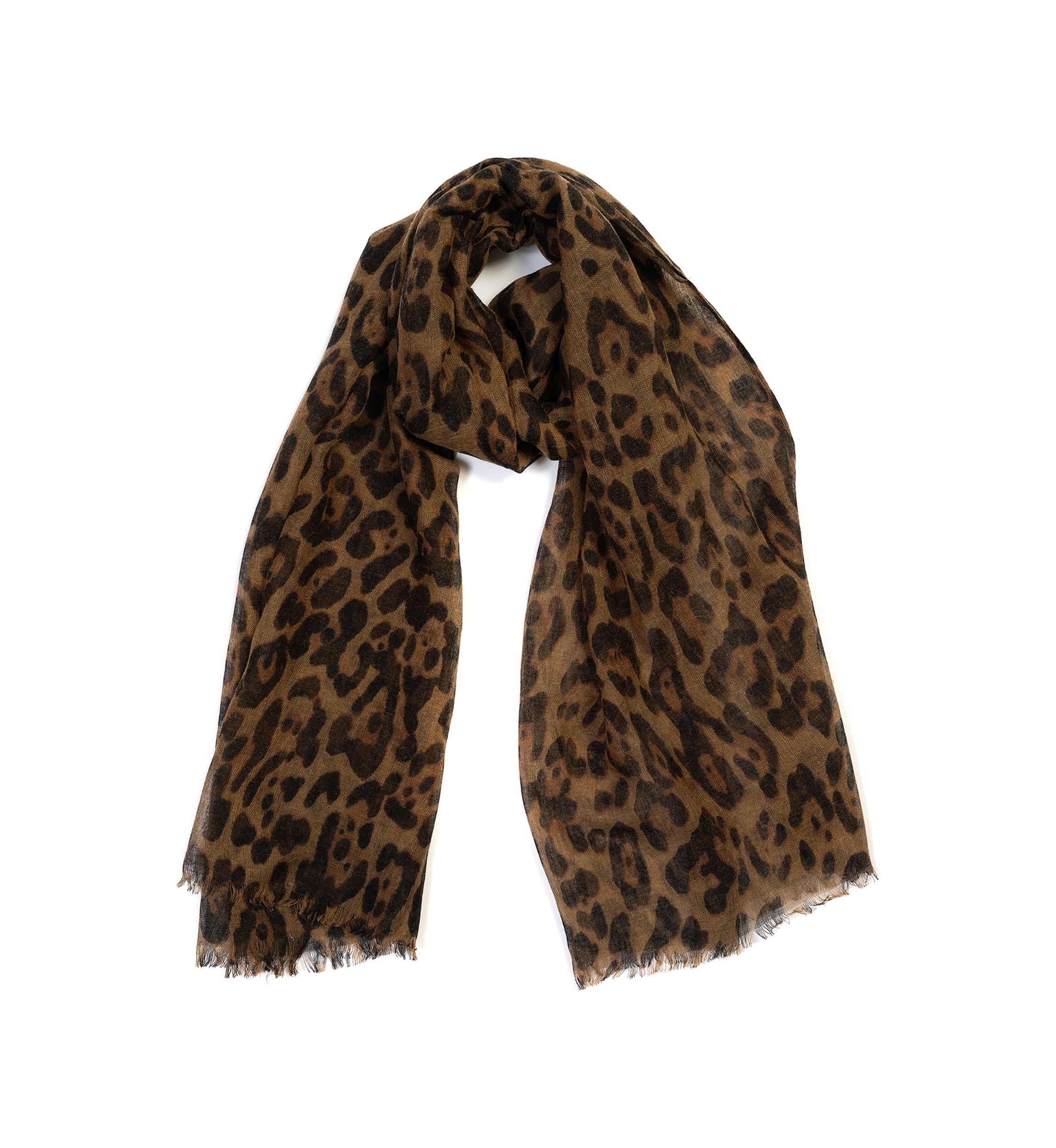 Animal Print Oblong Scarf