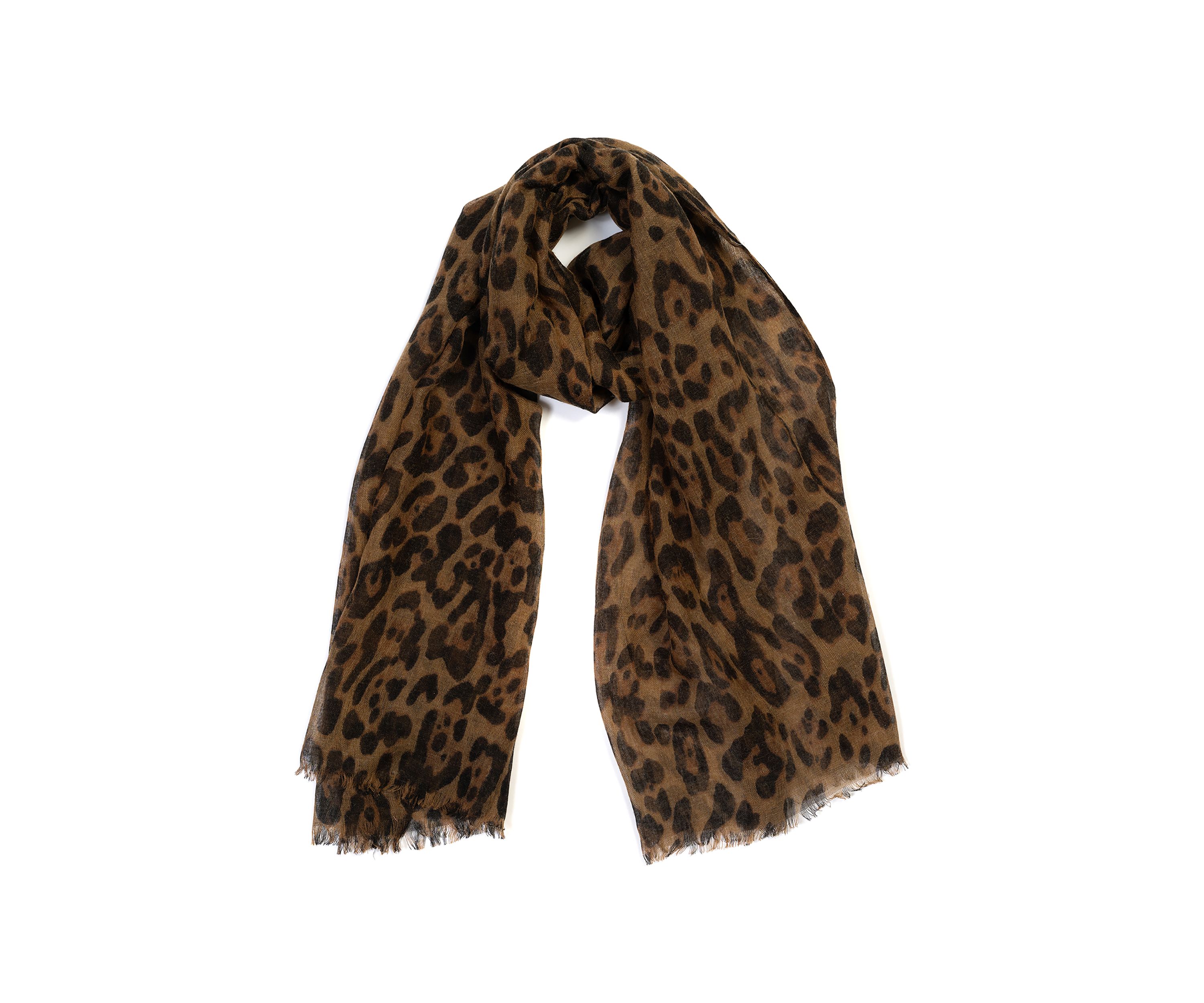 Animal Print Oblong Scarf