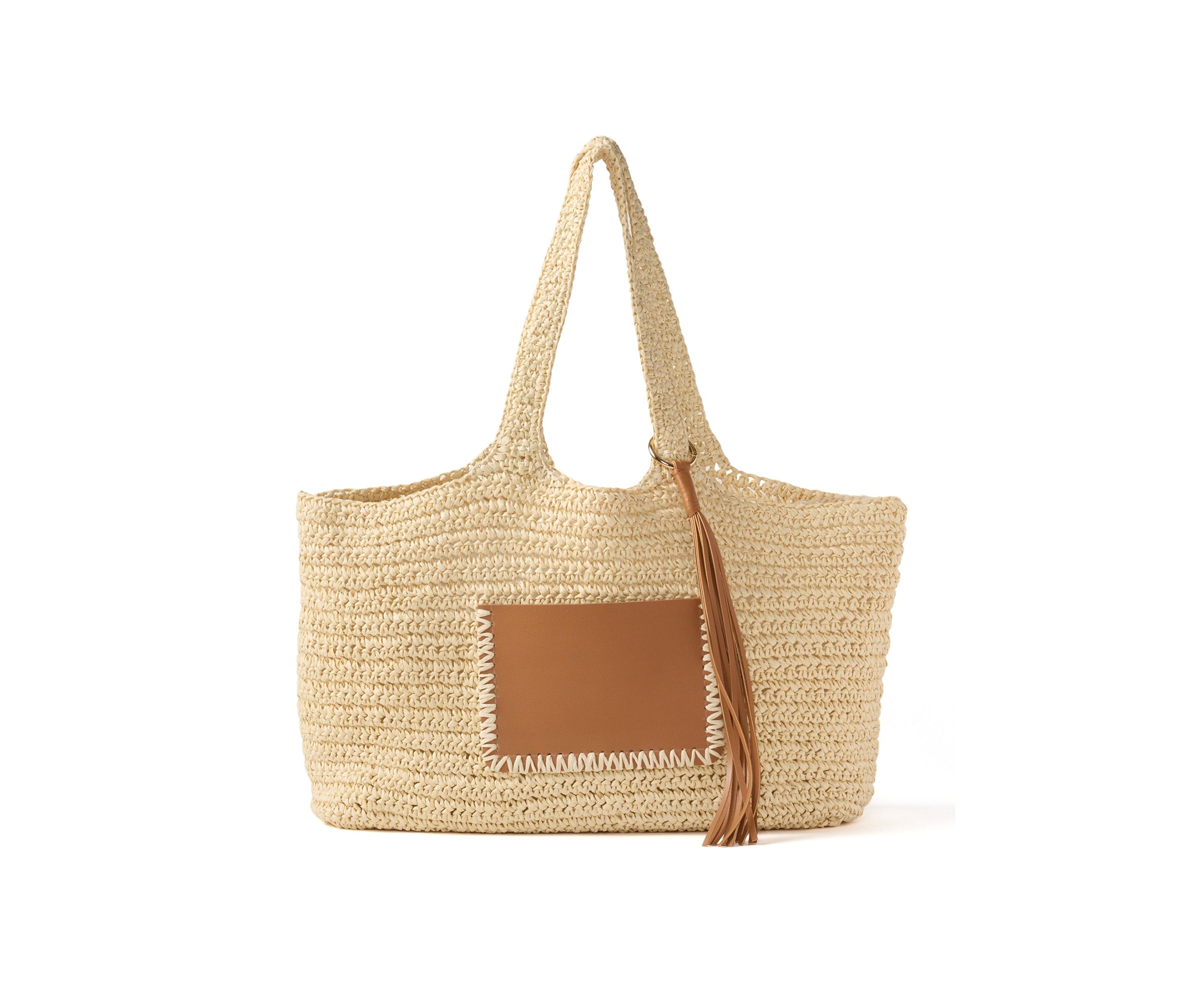 Crochet Tote with Trim