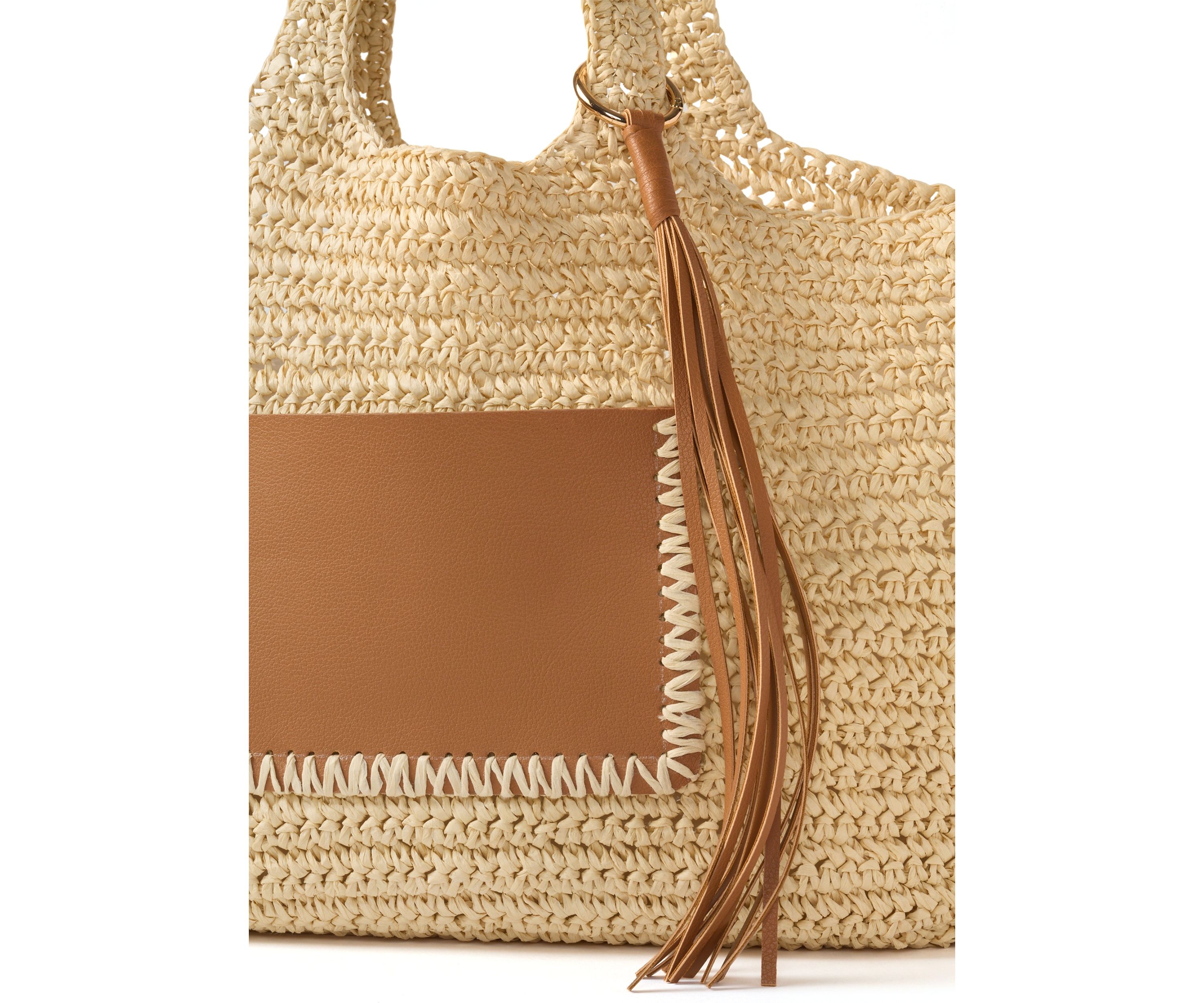 Crochet Tote with Trim