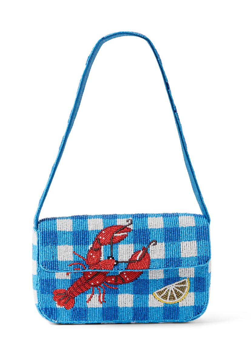 SOL and MER Beaded Lobster Shoulder Bag | Belk