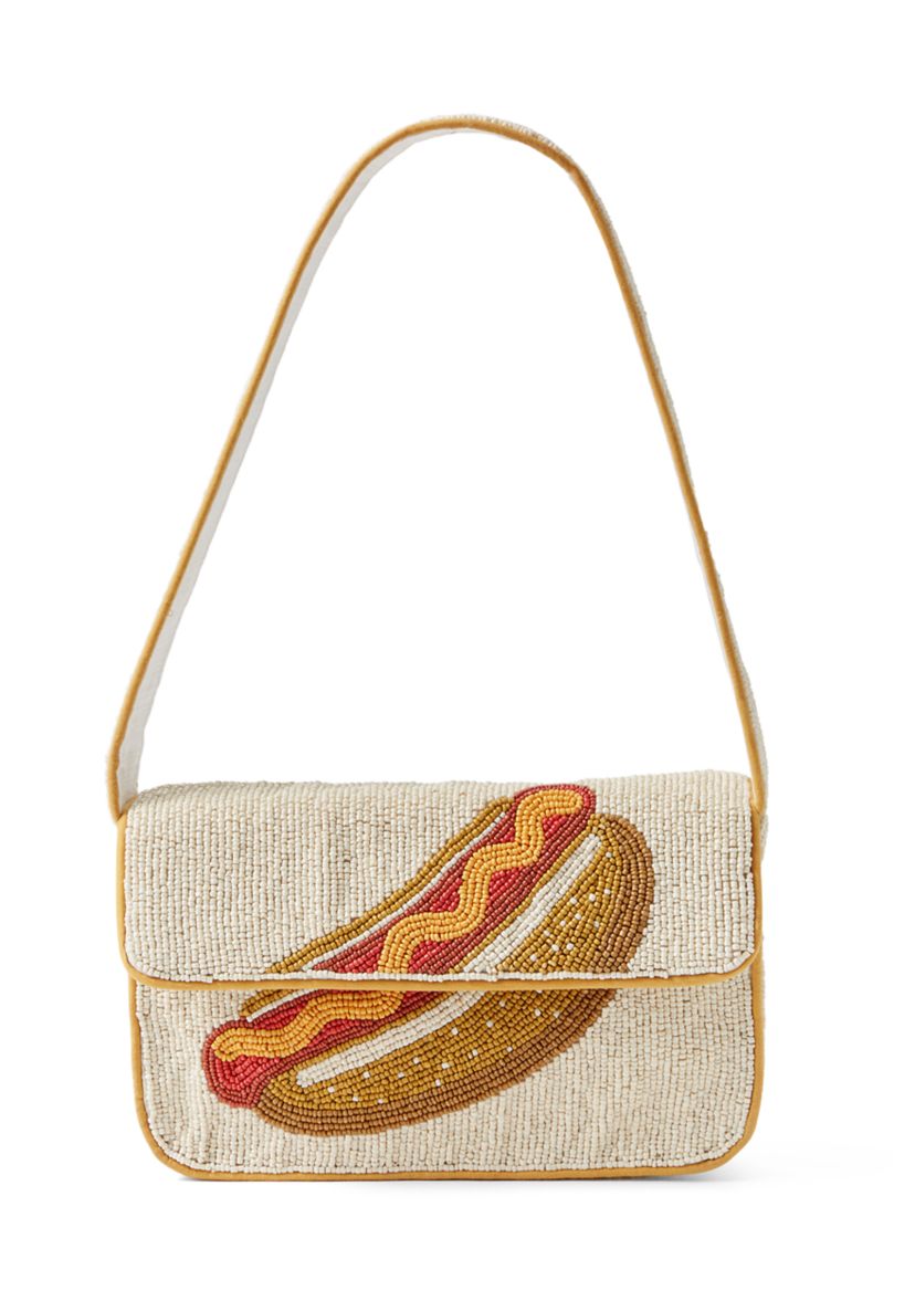 SOL and MER Beaded Hotdog Shoulder Bag | Belk