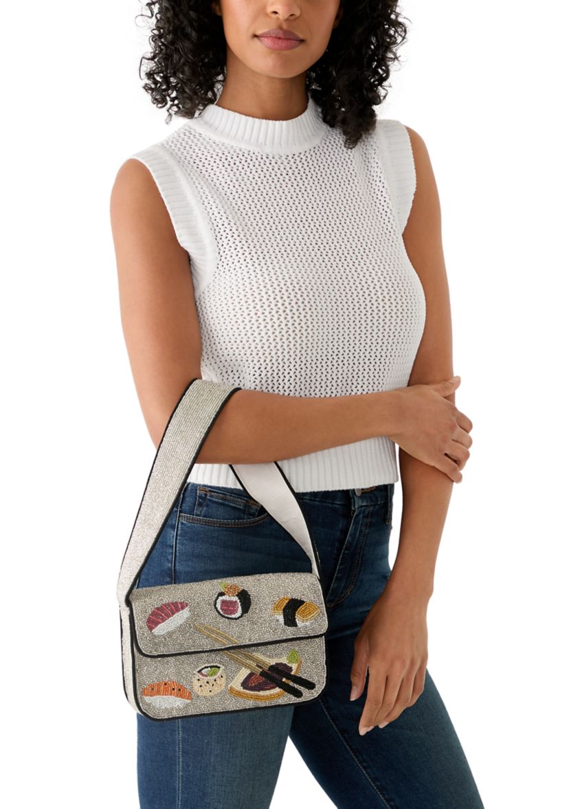 SOL and MER Beaded Sushi Shoulder Bag | Belk