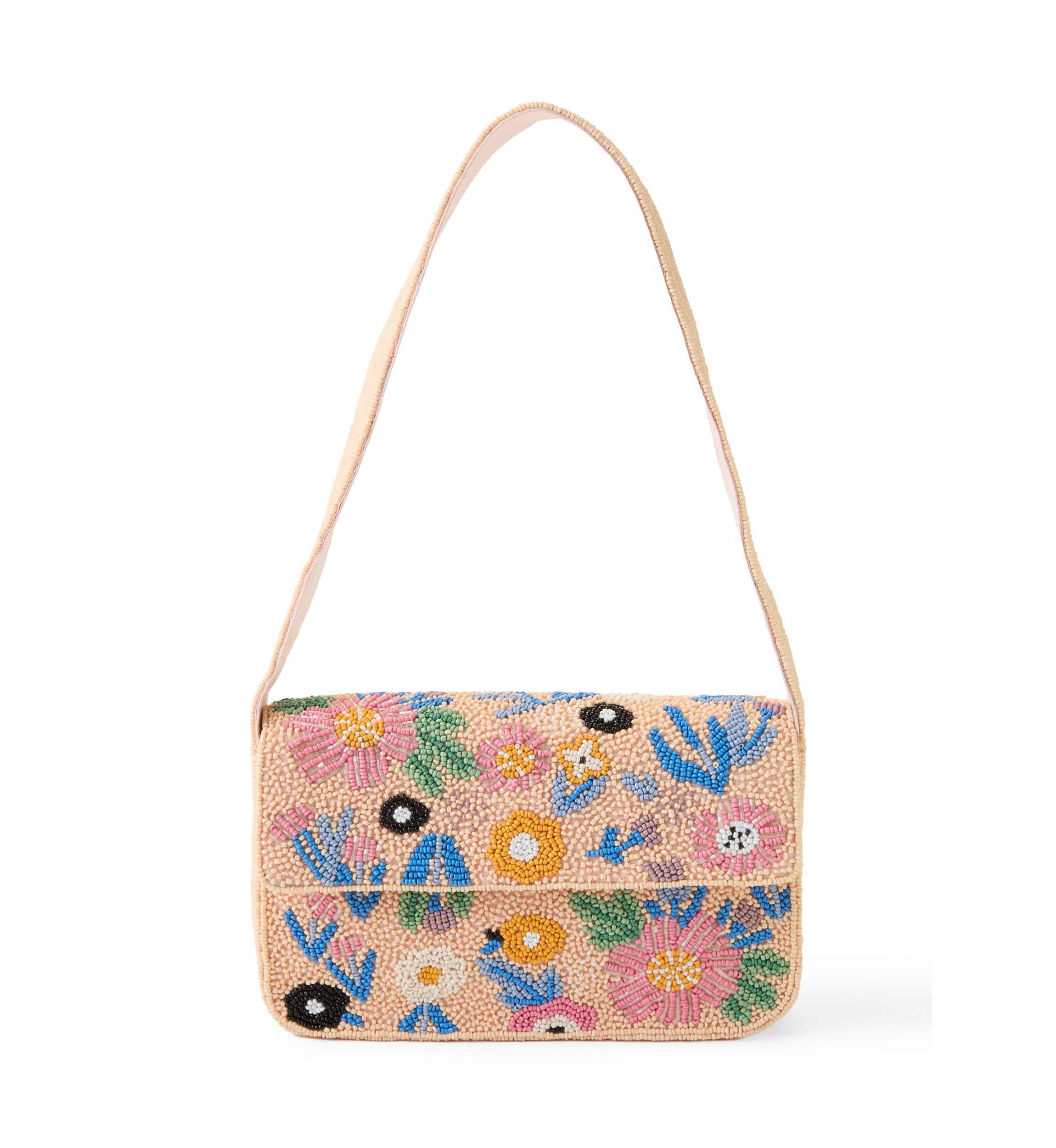 SOL and MER Beaded Floral Shoulder Bag | Belk