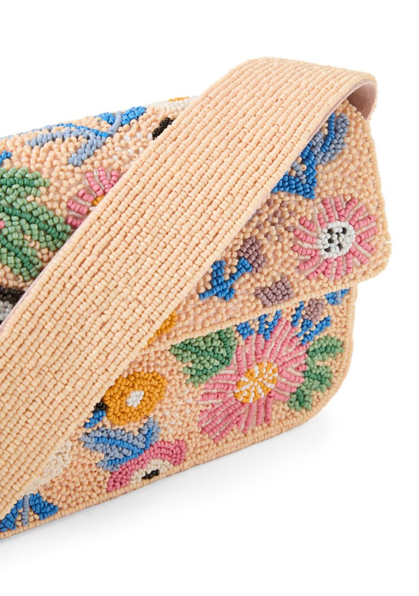 SOL and MER Beaded Floral Shoulder Bag | Belk