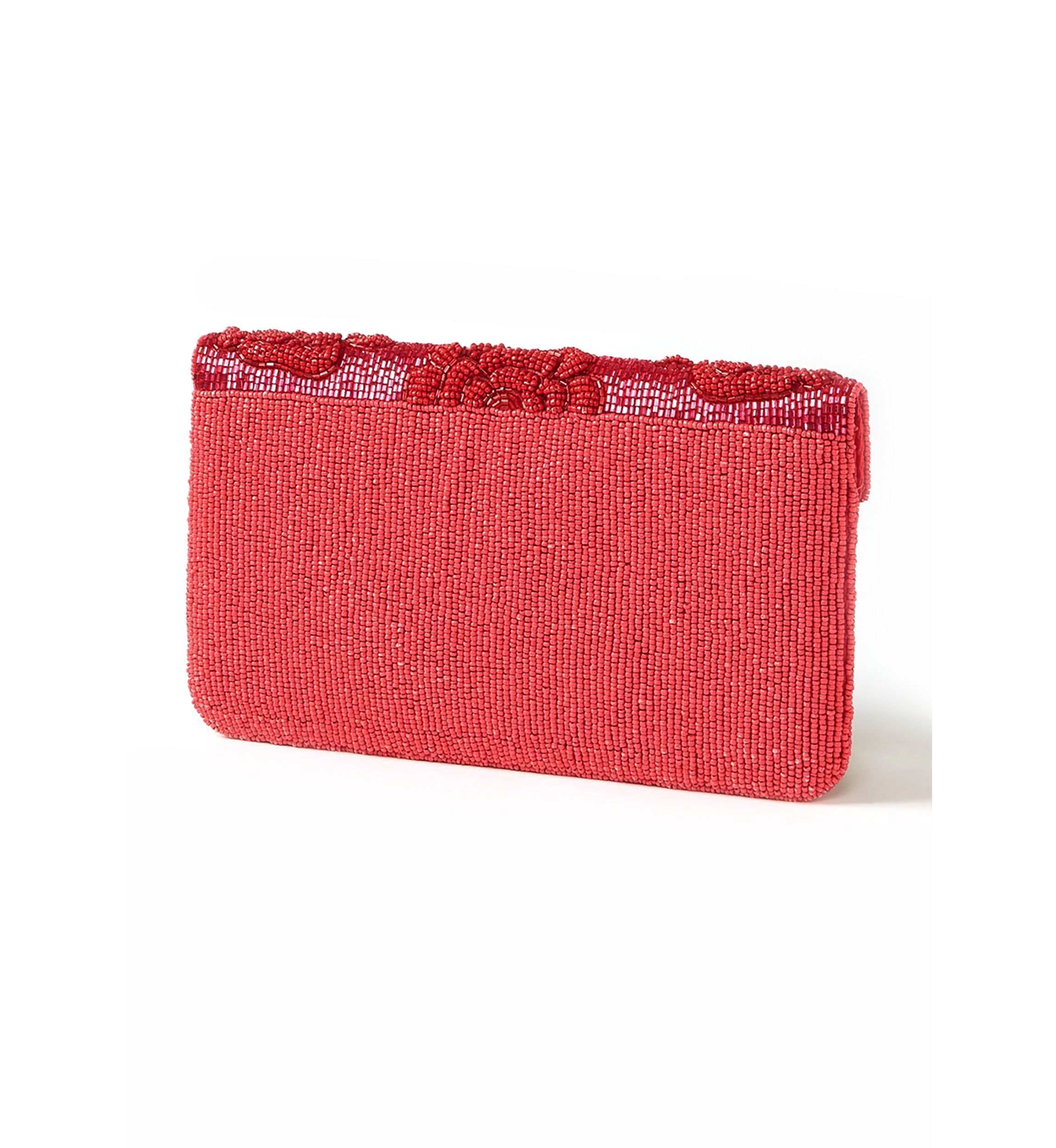 Beaded Clutch with Crossbody Strap