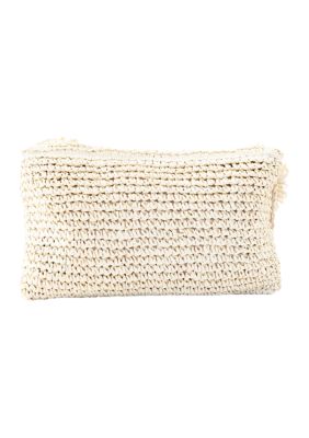 Flower Straw Clutch