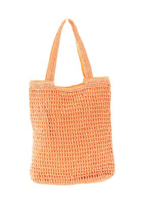 SOL and MER Simple Straw Tote belk