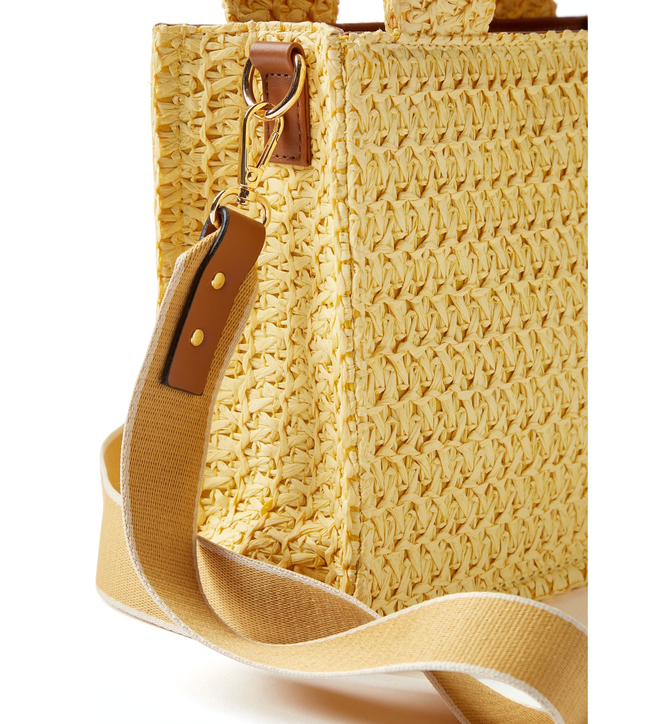 Straw Mini Tote Bag