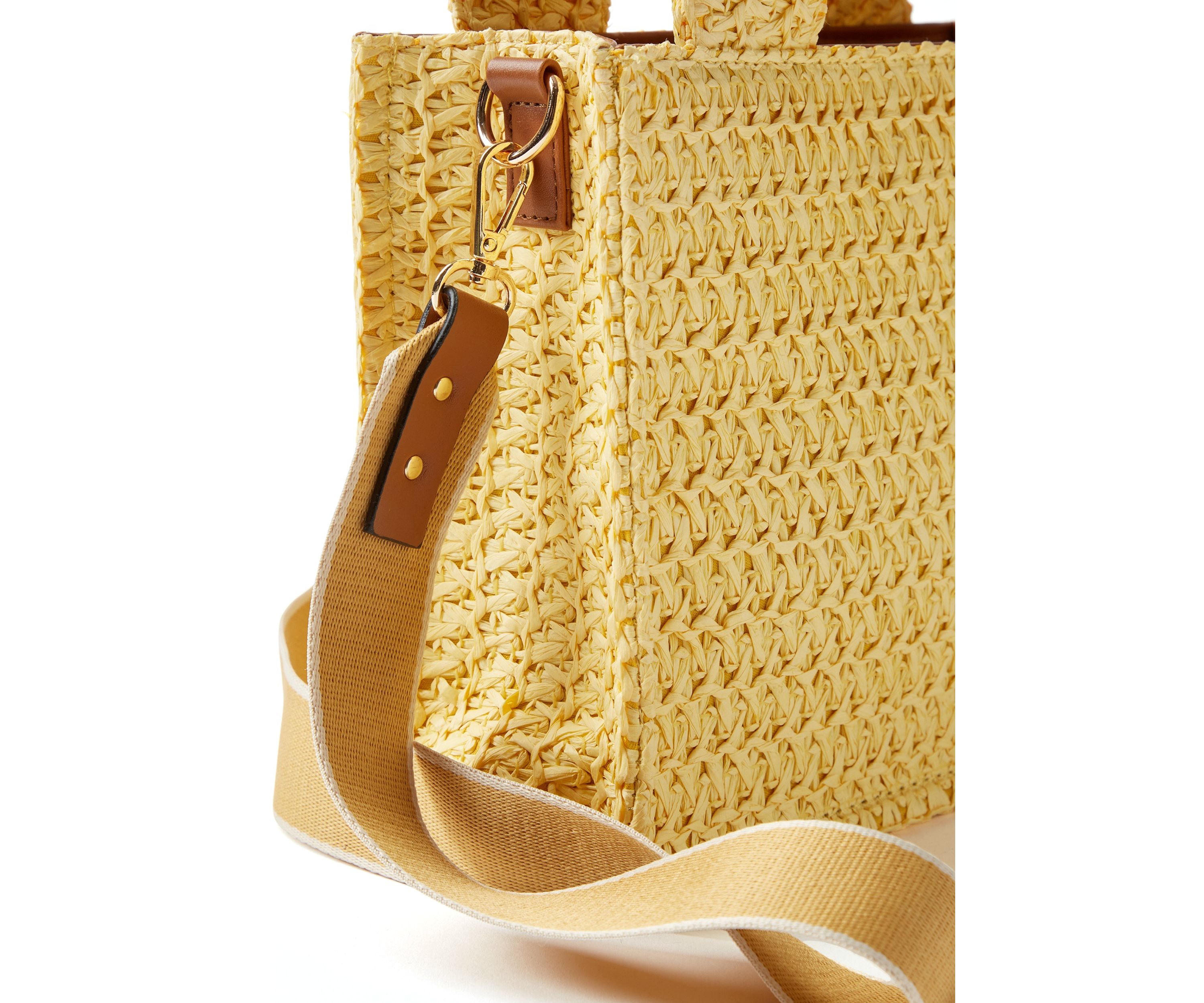 Straw Mini Tote Bag