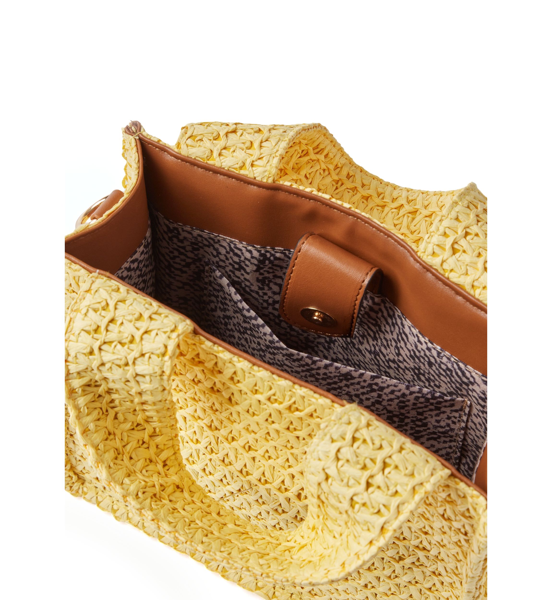 Straw Mini Tote Bag