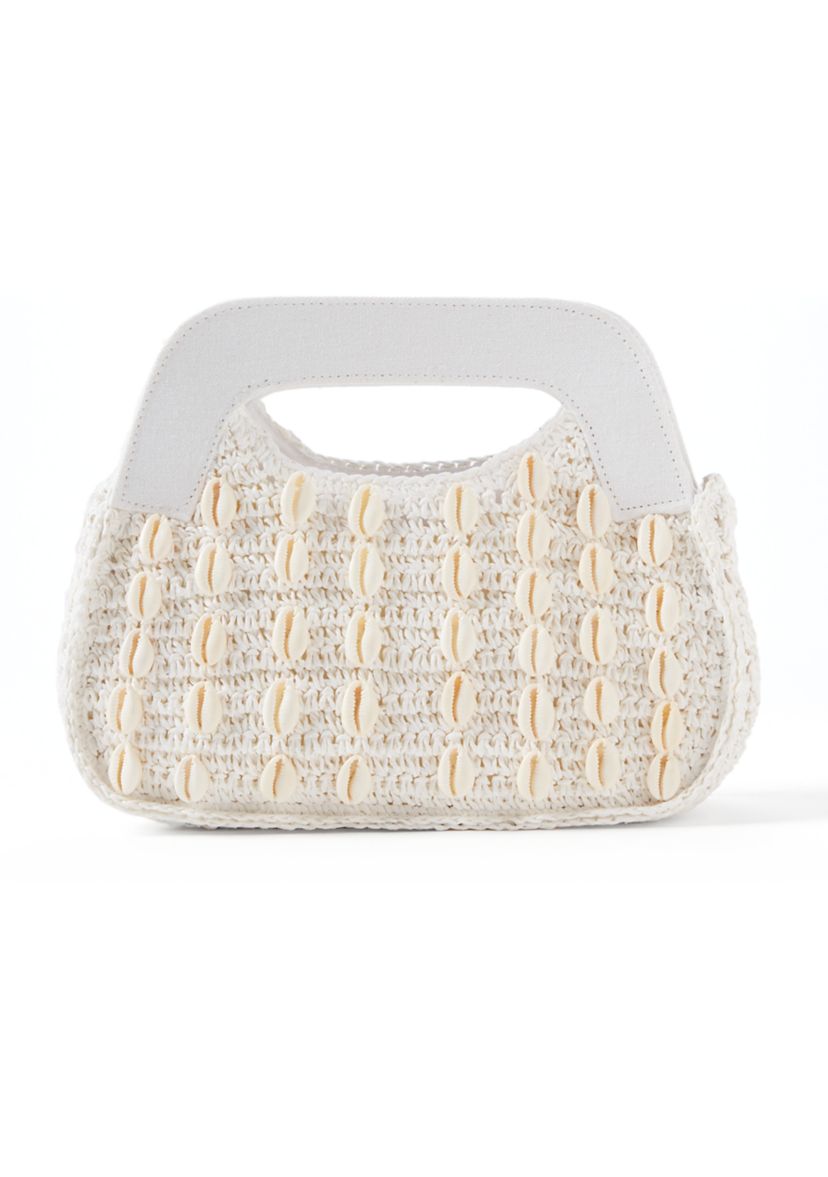 Shell Cutout Handle Bag