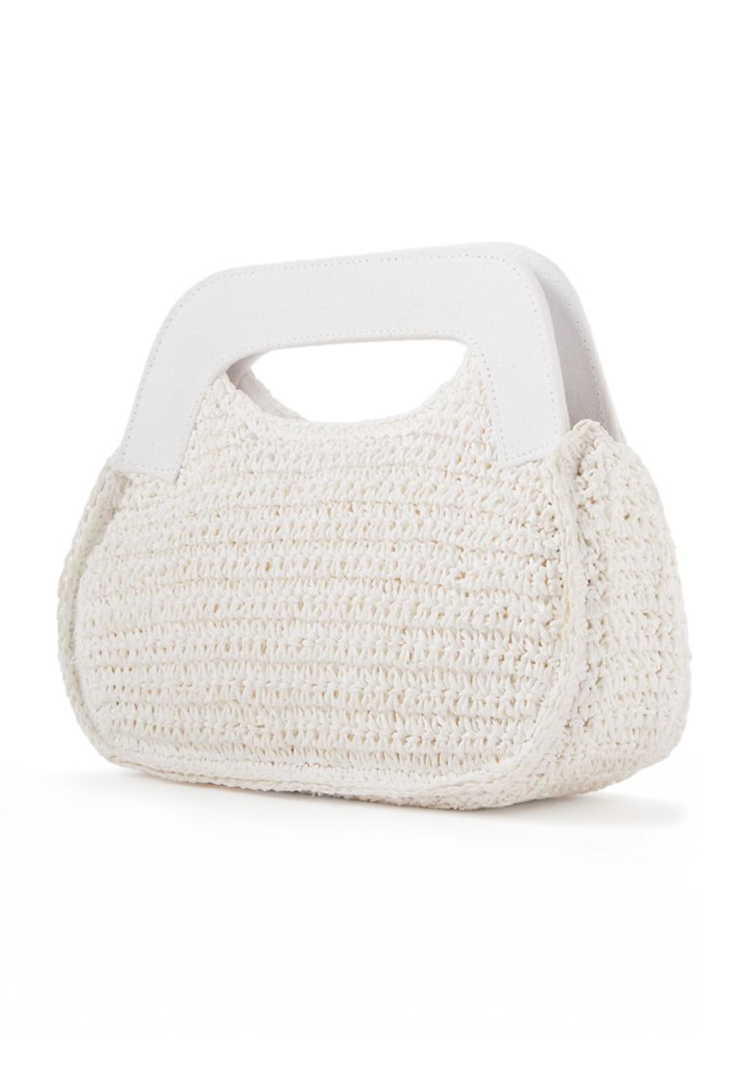 Shell Cutout Handle Bag