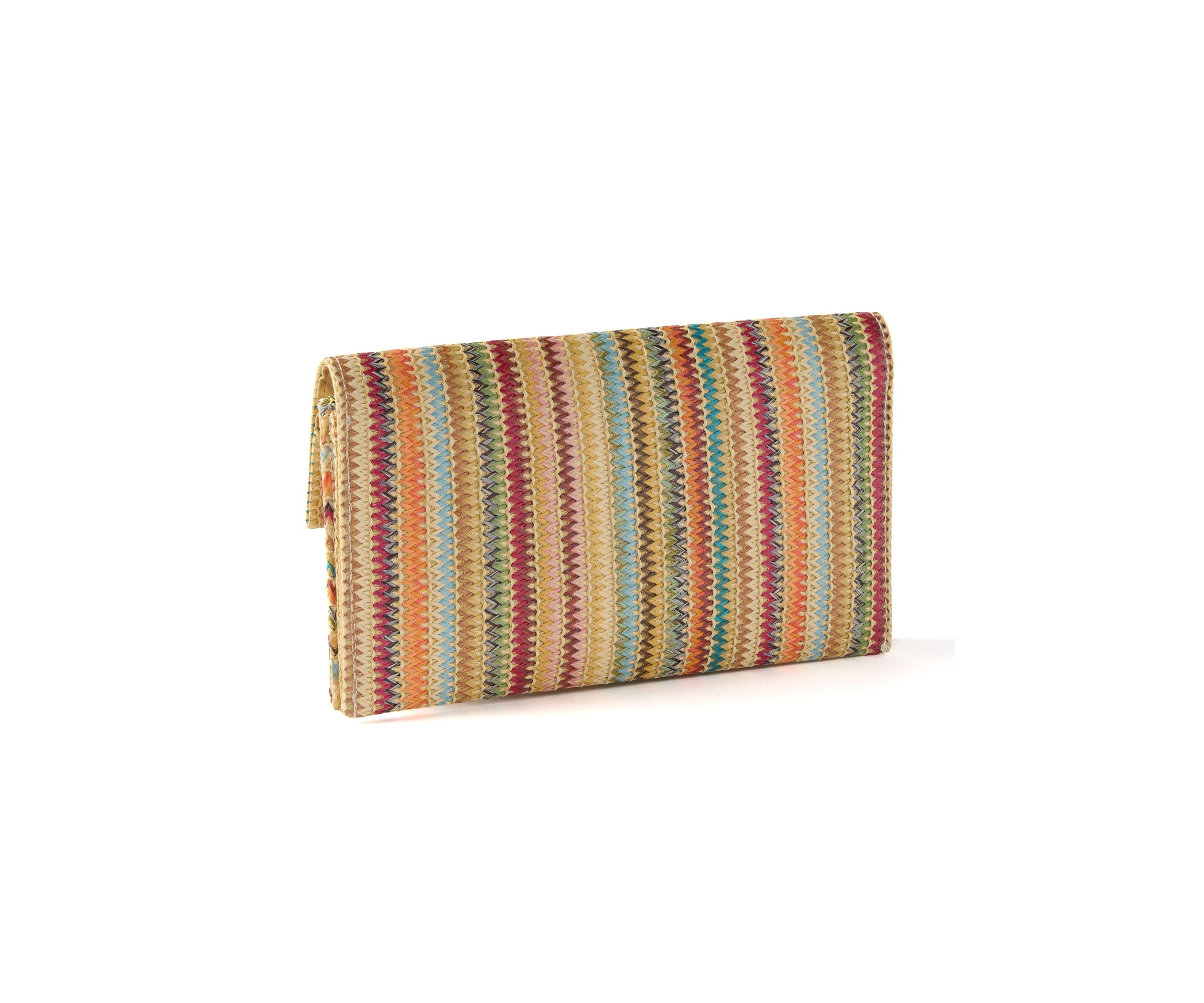 Straw Clutch with Flap