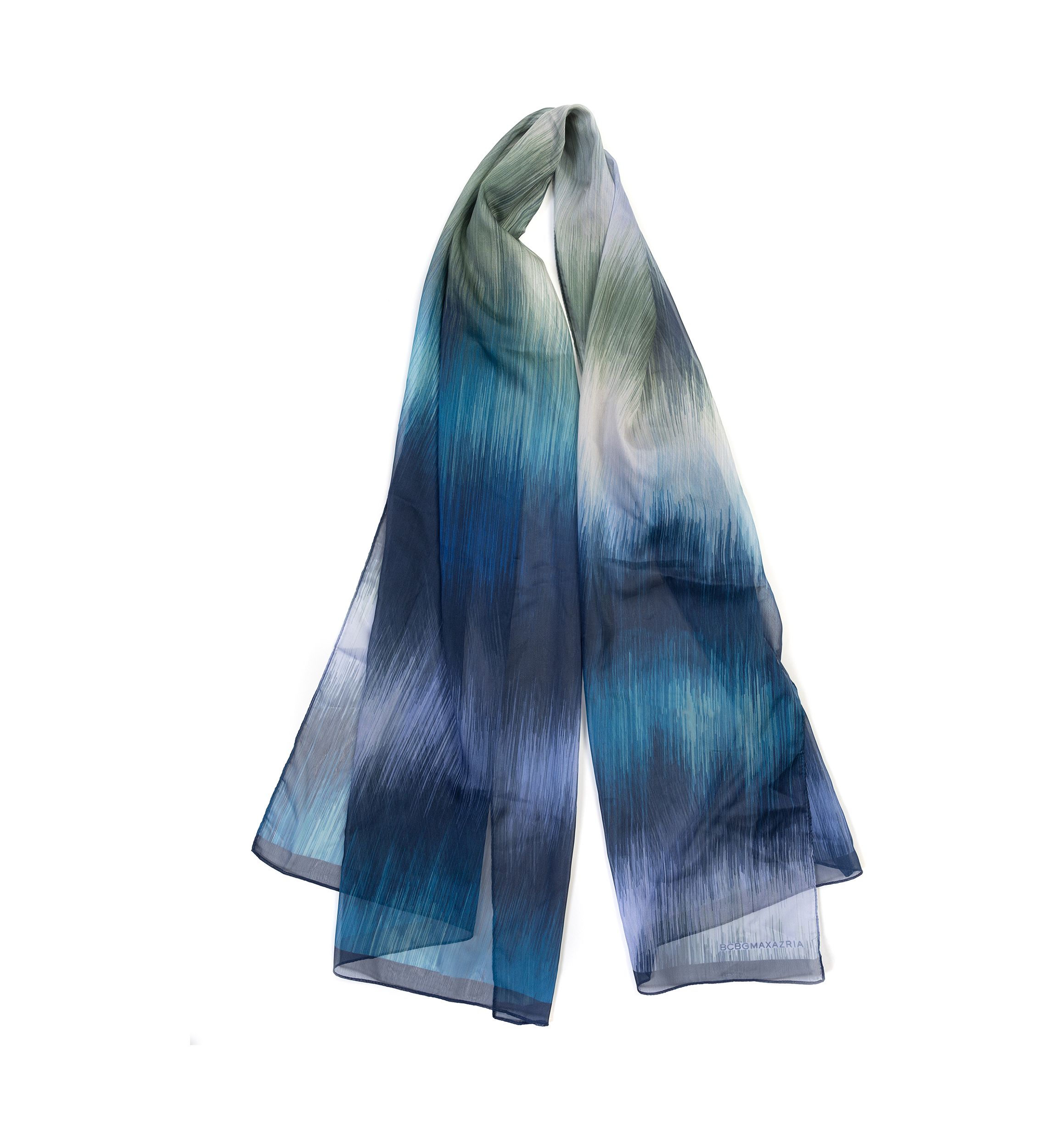 Blur Dyed Oblong Printed Scarf