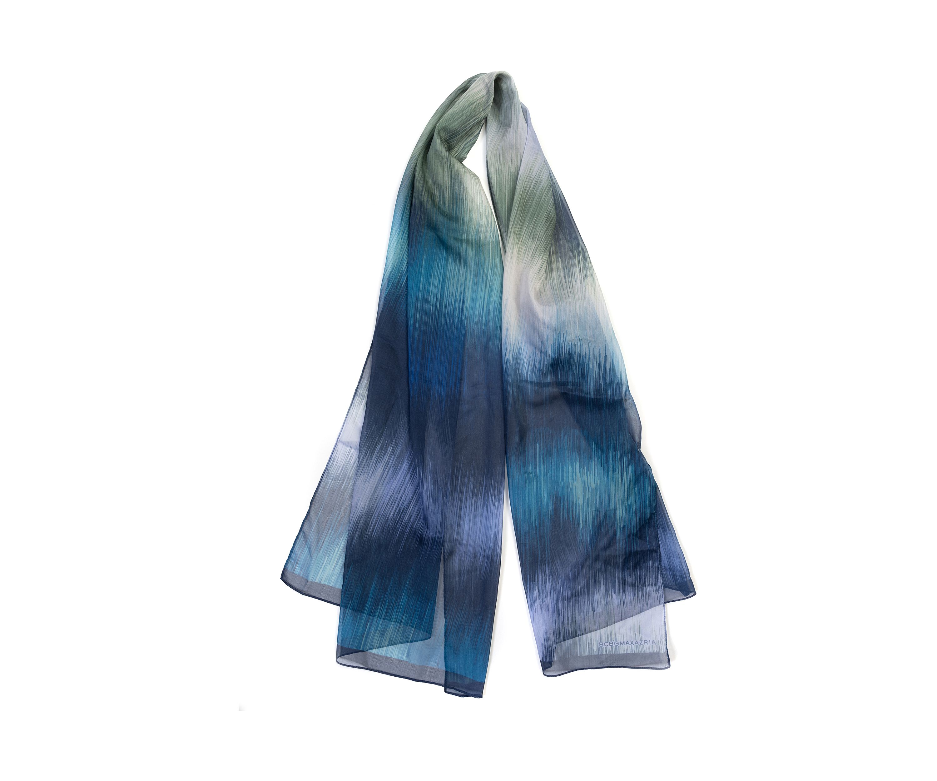 Blur Dyed Oblong Printed Scarf