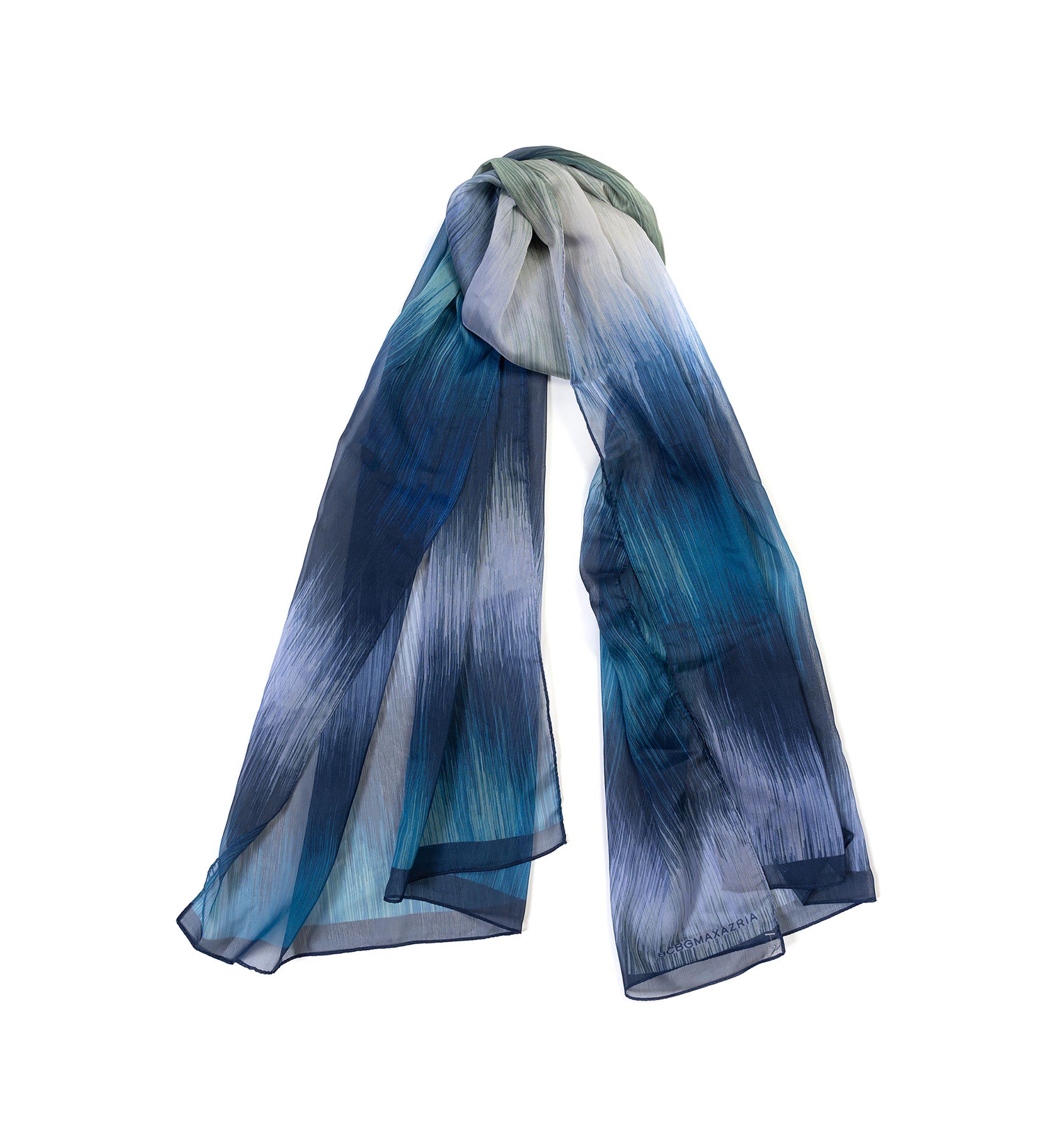 Blur Dyed Oblong Printed Scarf