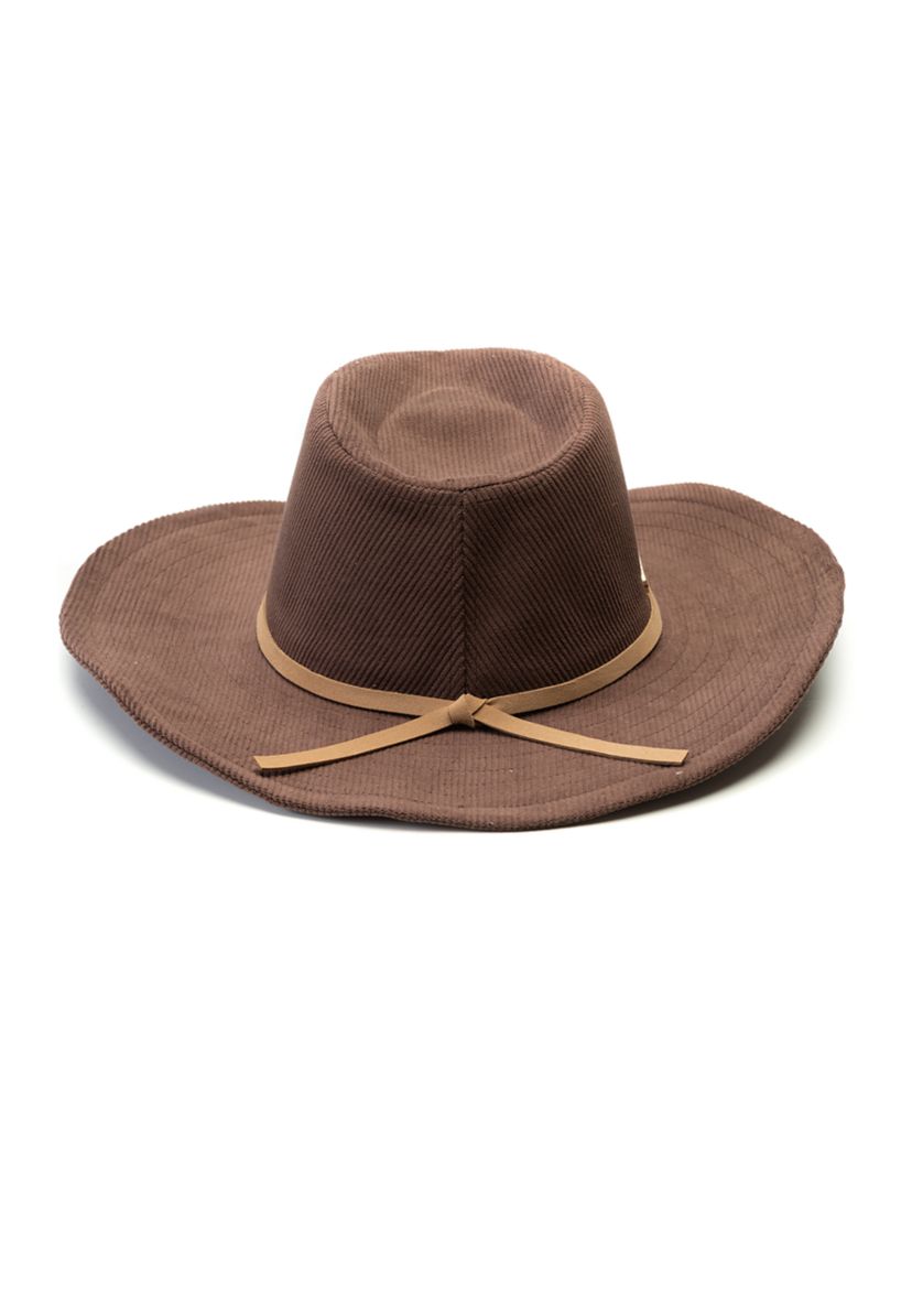 Corded Cowboy Hat 