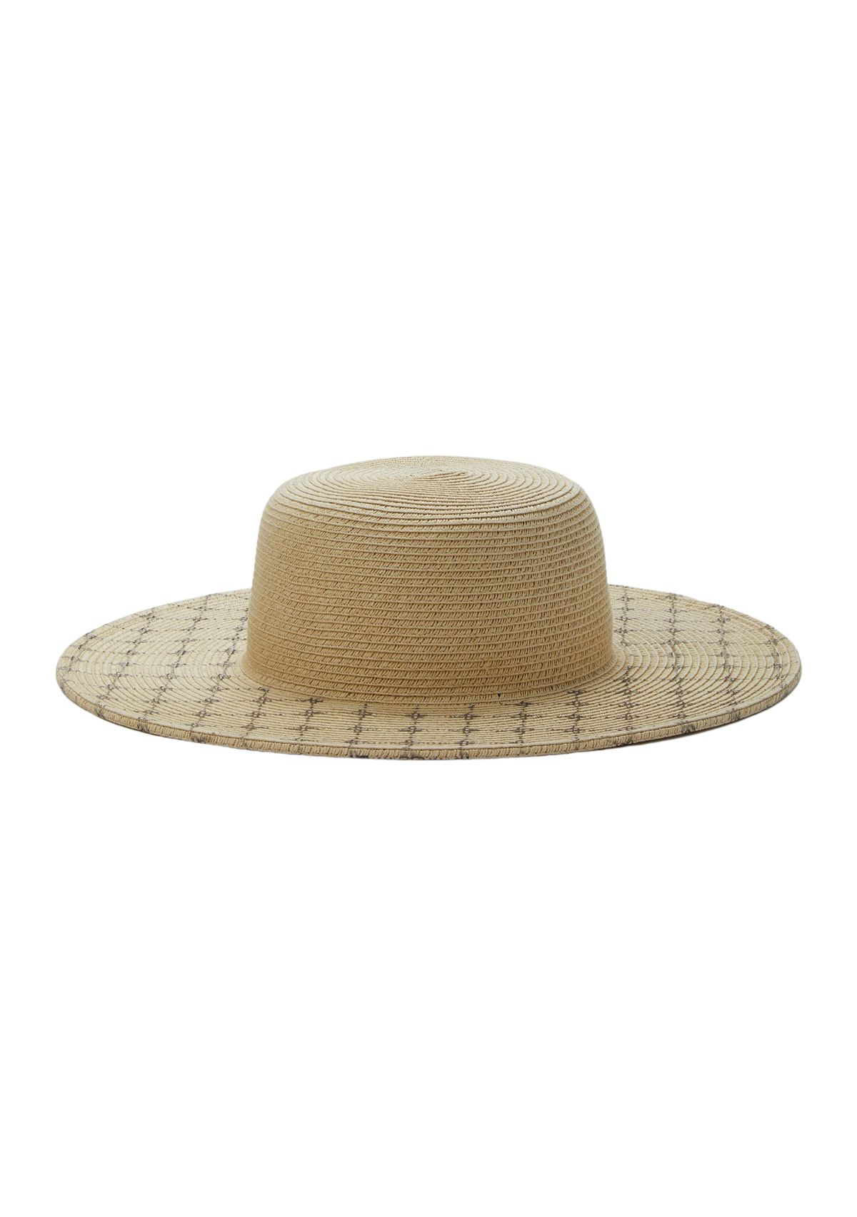 Lattice Logo Printed Floppy Hat 