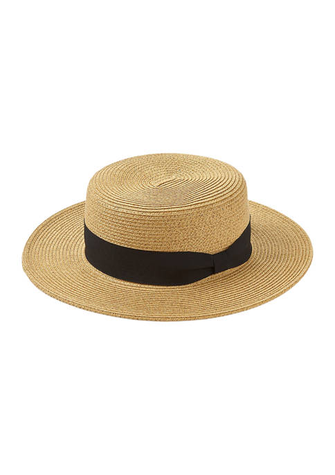 Nine West Classic Boater Hat