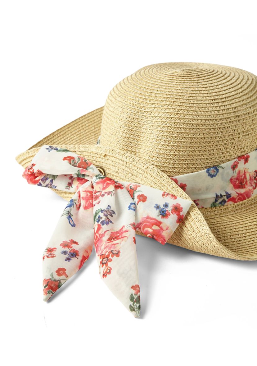 Nine West Classic Flip Up Floppy Hat | Belk display picture 3