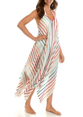 Accessory Street Rainbow Cover Up Dress | belk