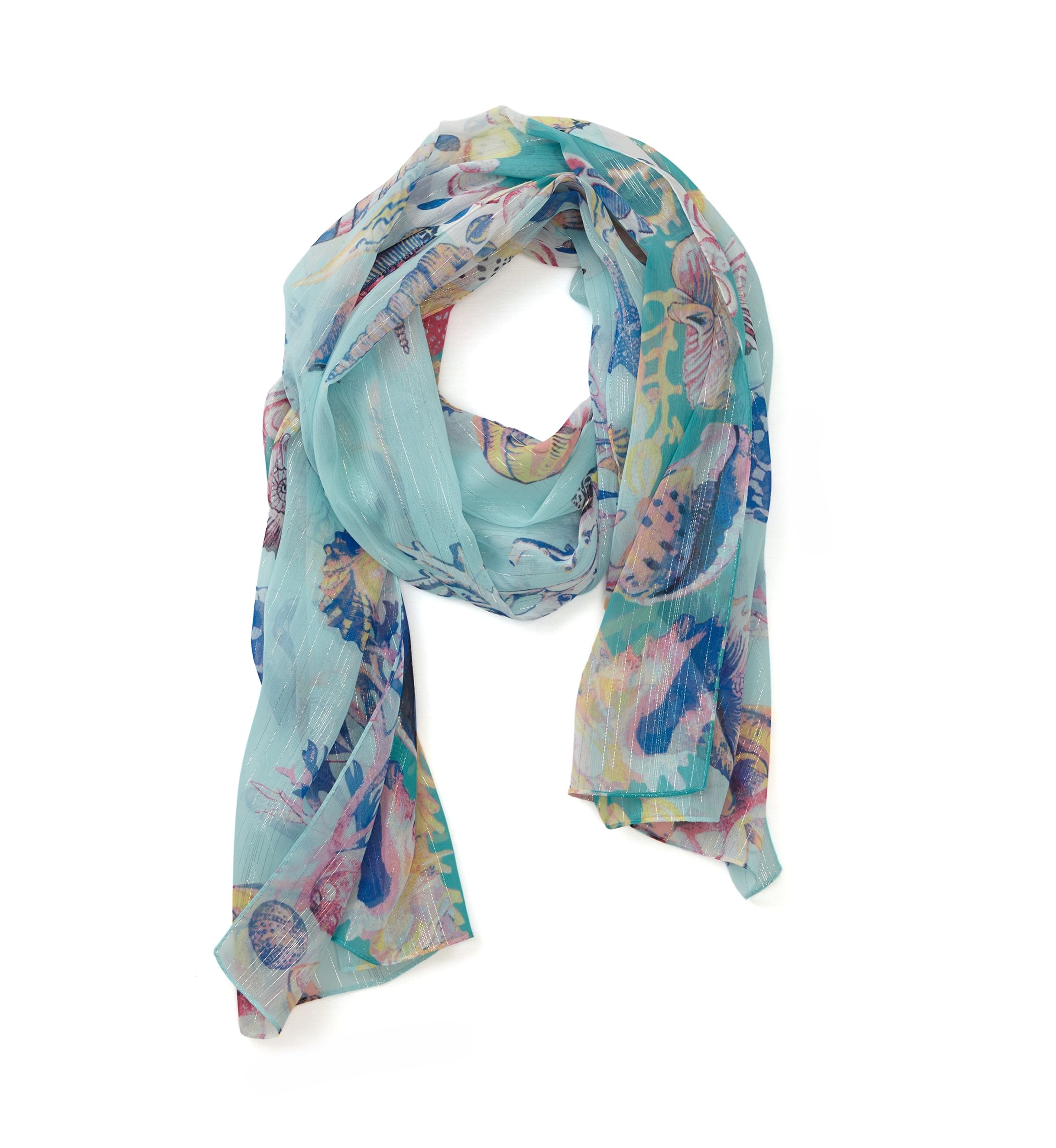 Shell Printed Scarf 