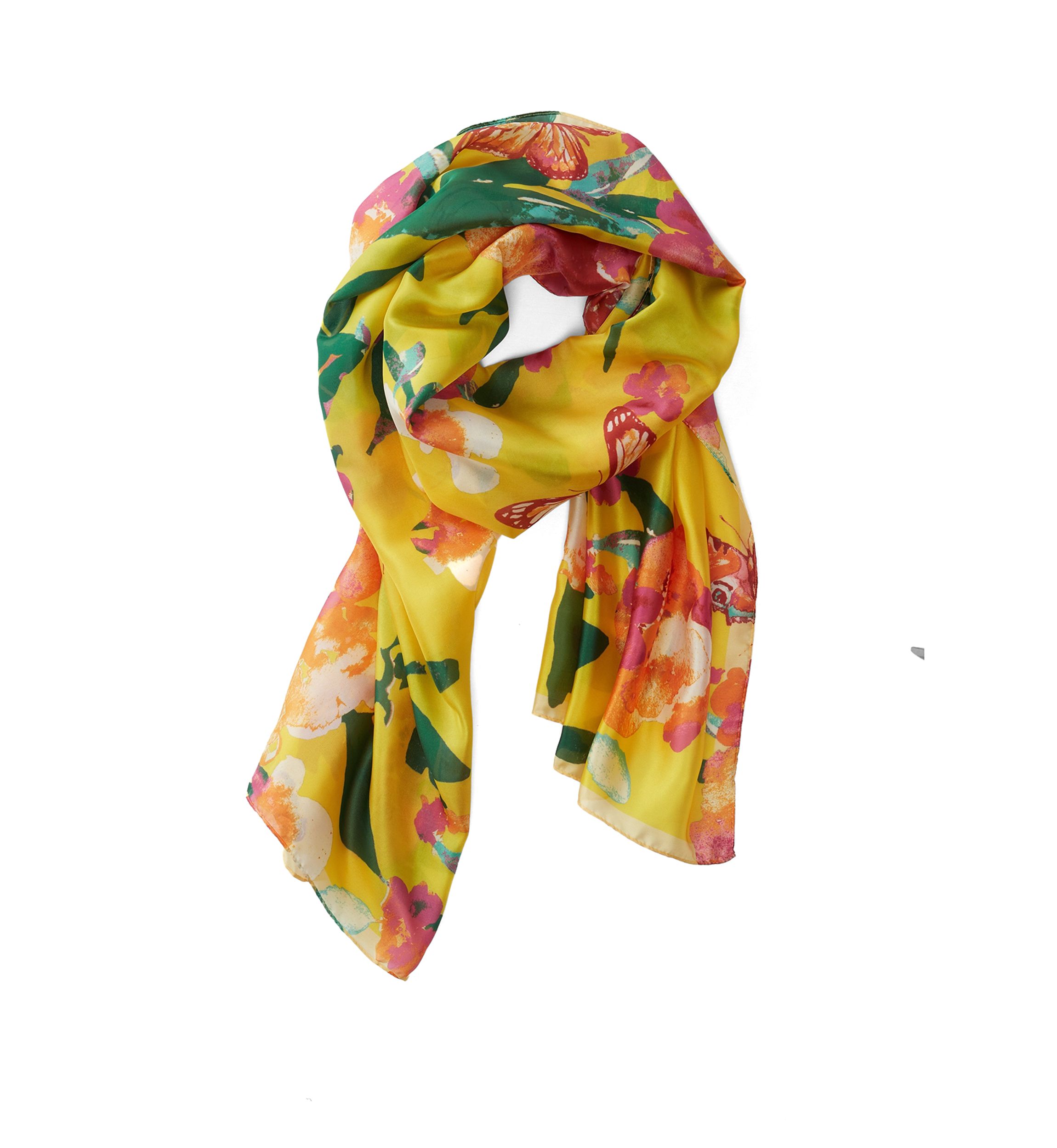 Floral Oblong Scarf