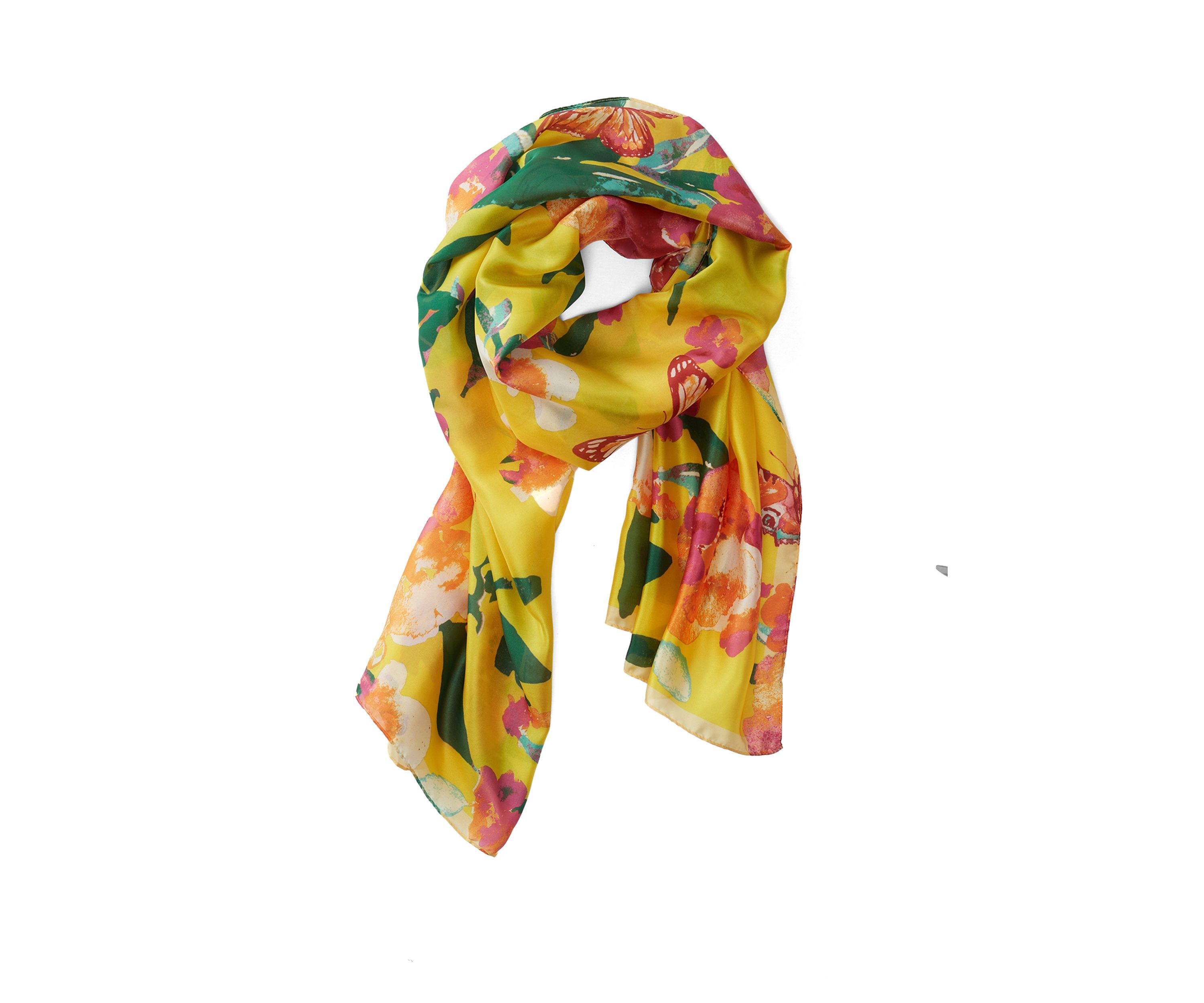 Floral Oblong Scarf